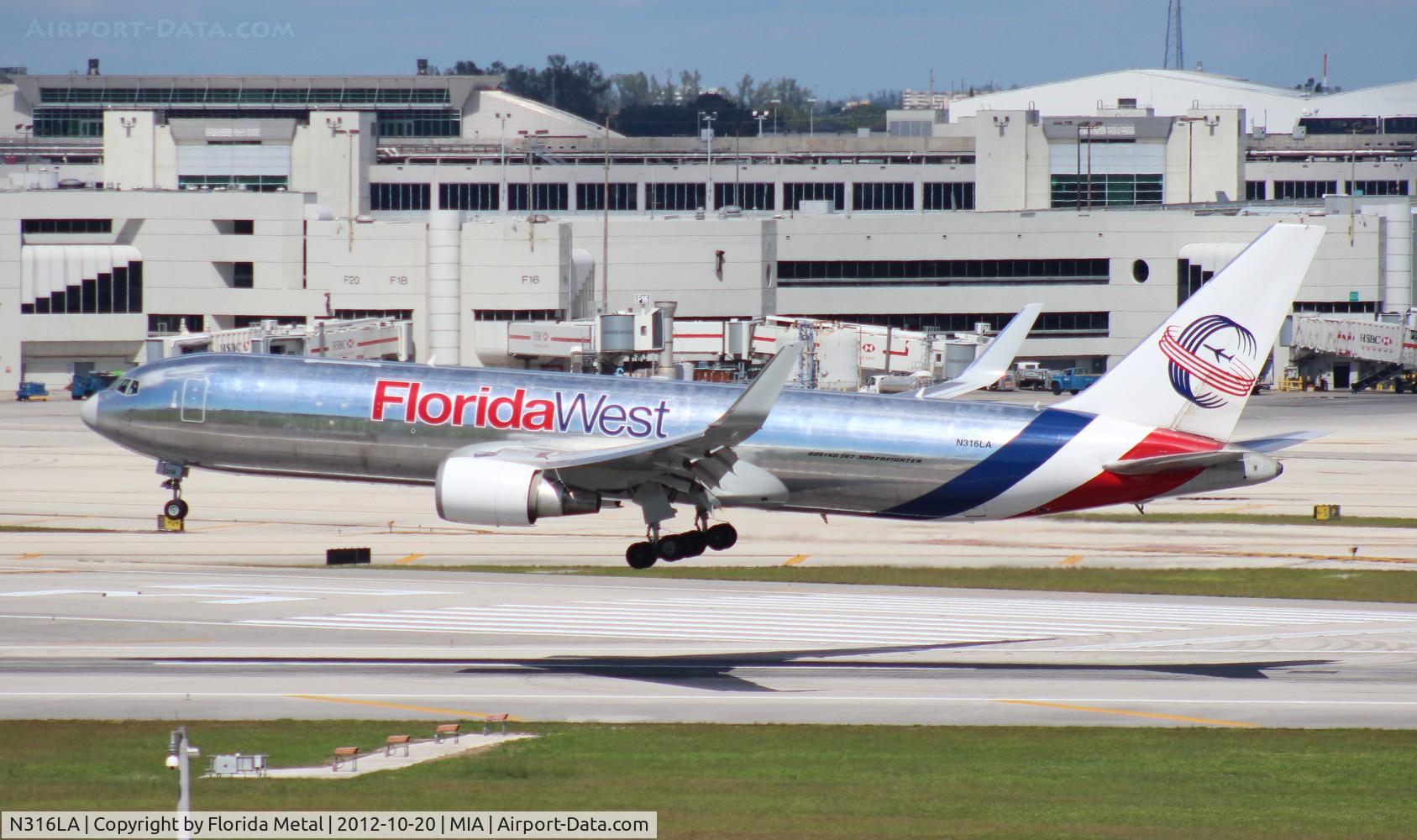 N316LA, 2001 Boeing 767-316F C/N 30842, Florida West