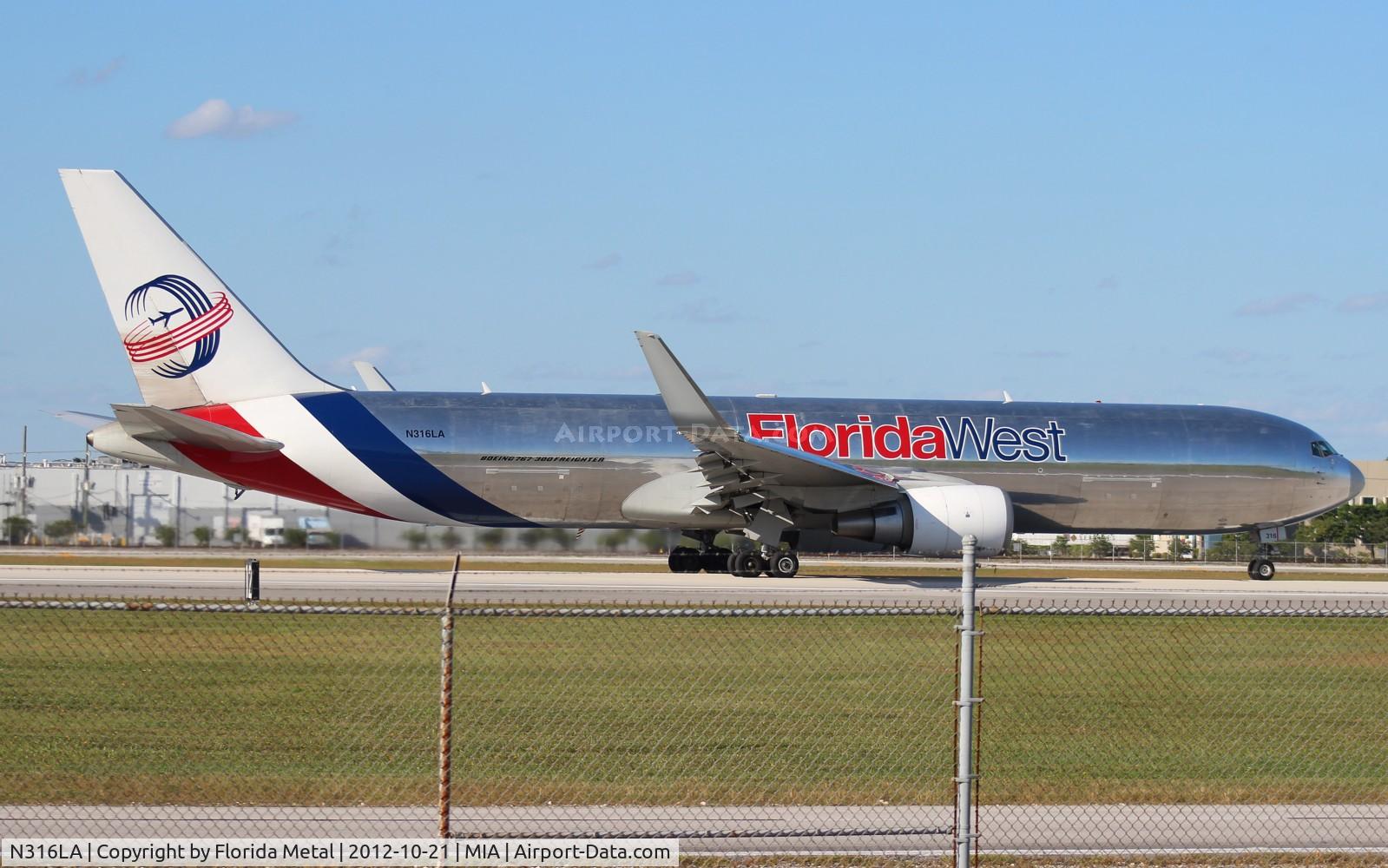 N316LA, 2001 Boeing 767-316F C/N 30842, Florida West