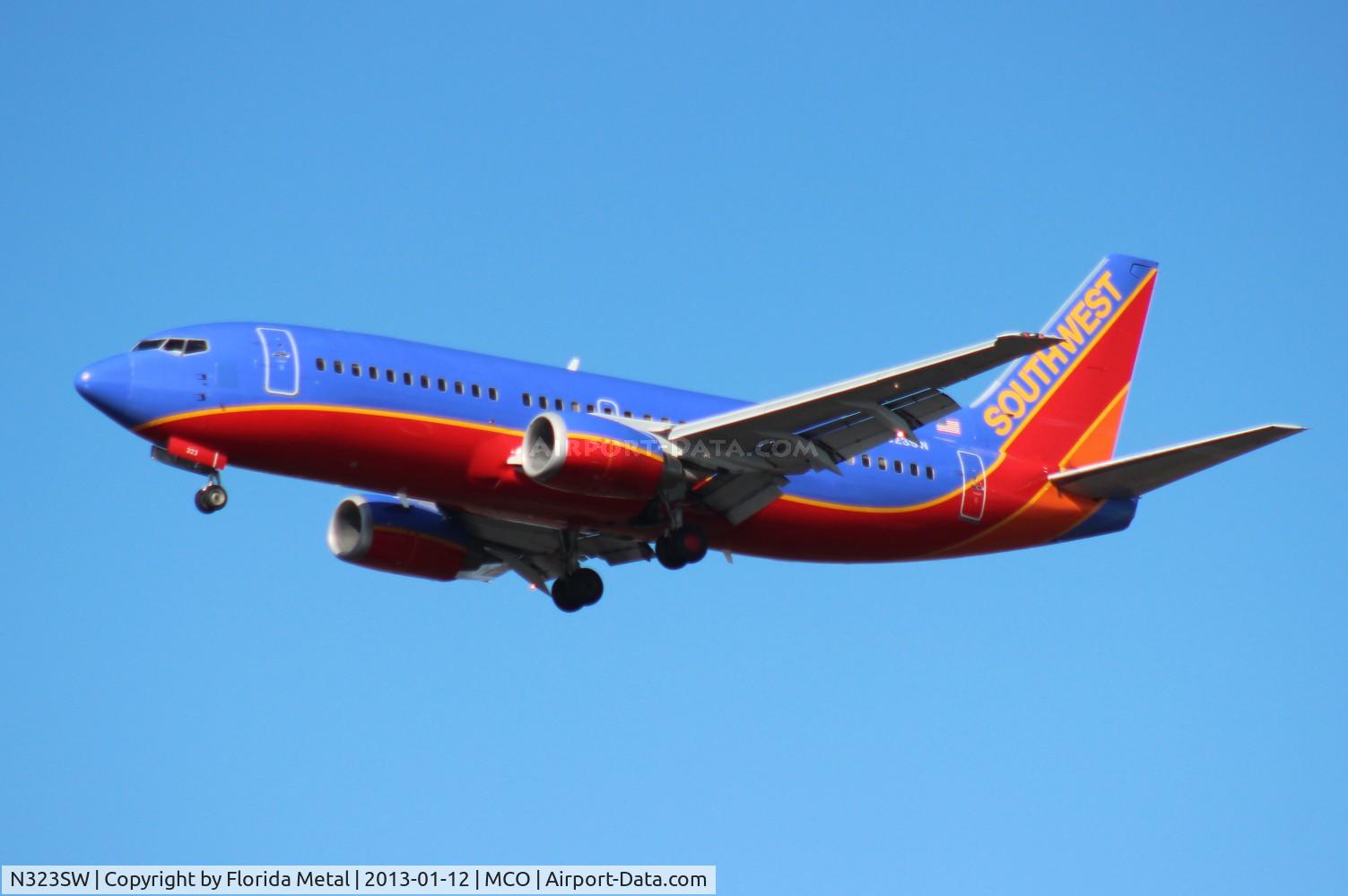 N323SW, 1987 Boeing 737-3H4 C/N 23344, Southwest