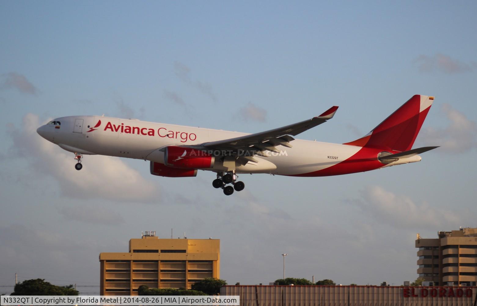 N332QT, 2013 Airbus A330-243F C/N 1428, Avianca Cargo A330