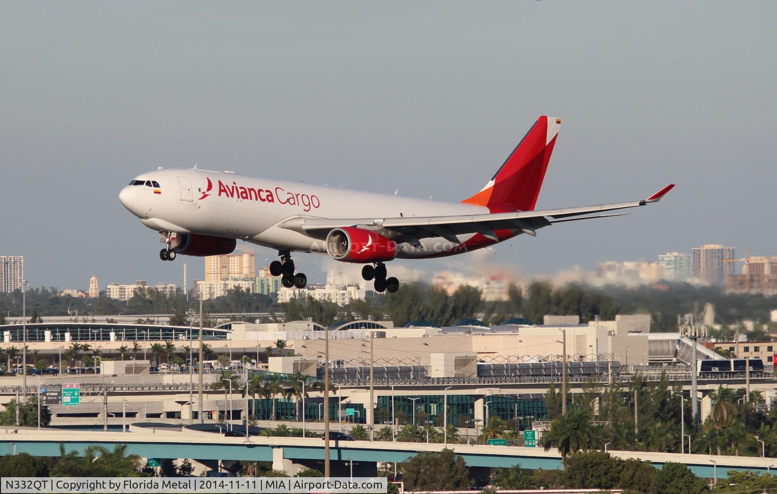 N332QT, 2013 Airbus A330-243F C/N 1428, Avianca Cargo A330-200F