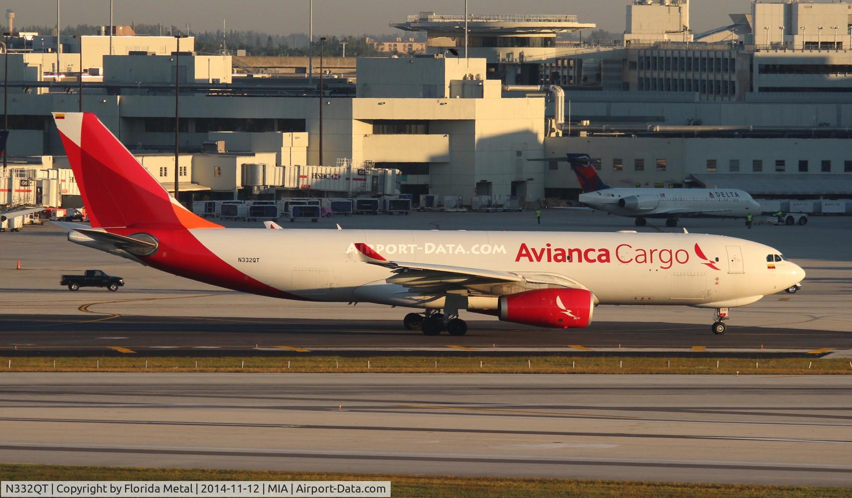 N332QT, 2013 Airbus A330-243F C/N 1428, Avianca Cargo