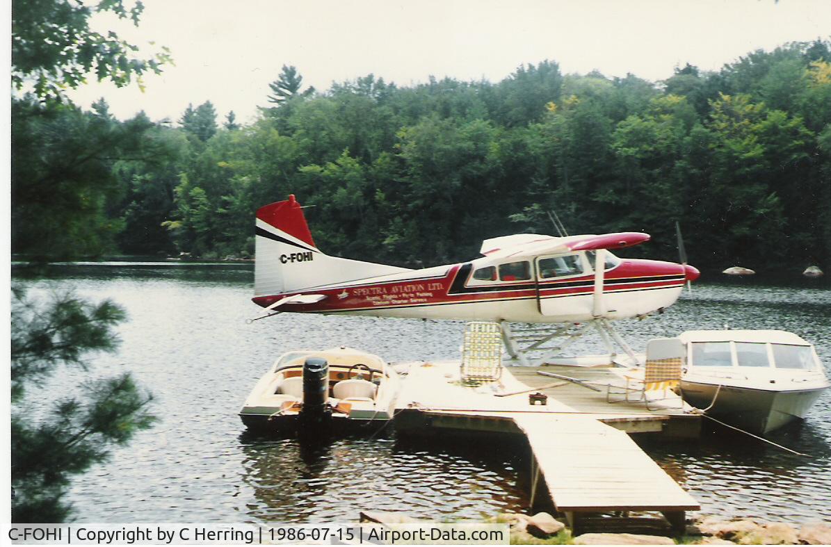 C-FOHI, 1962 Cessna 185A Skywagon C/N 185-0406, At cottage missisaga lake