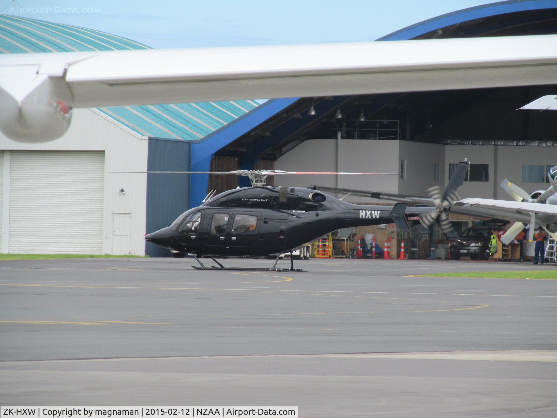 ZK-HXW, 2013 Bell 429 GlobalRanger C/N 57175, and at rest