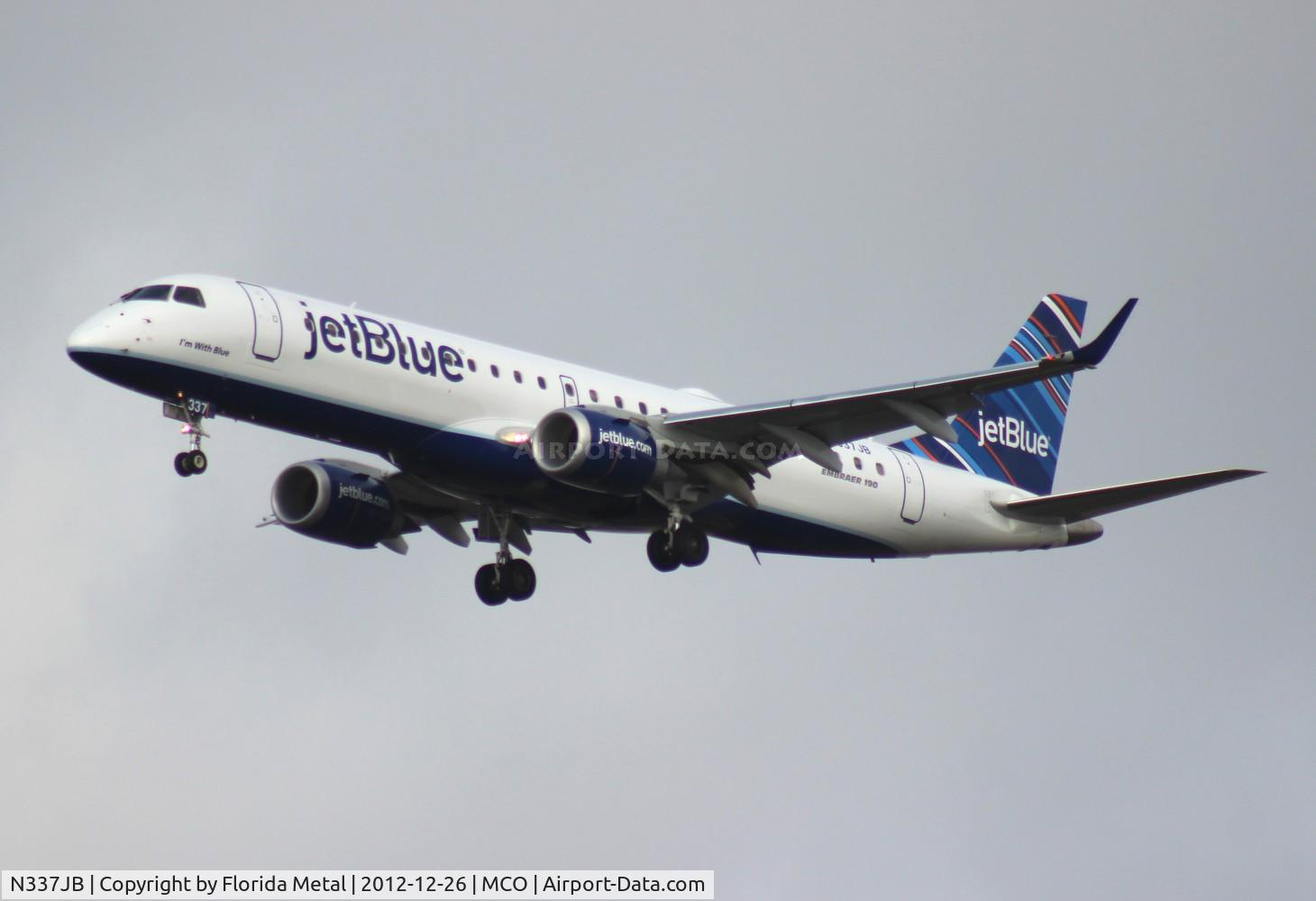 N337JB, Embraer ERJ-190-100 IGW 190AR C/N 19000473, Jet Blue E190