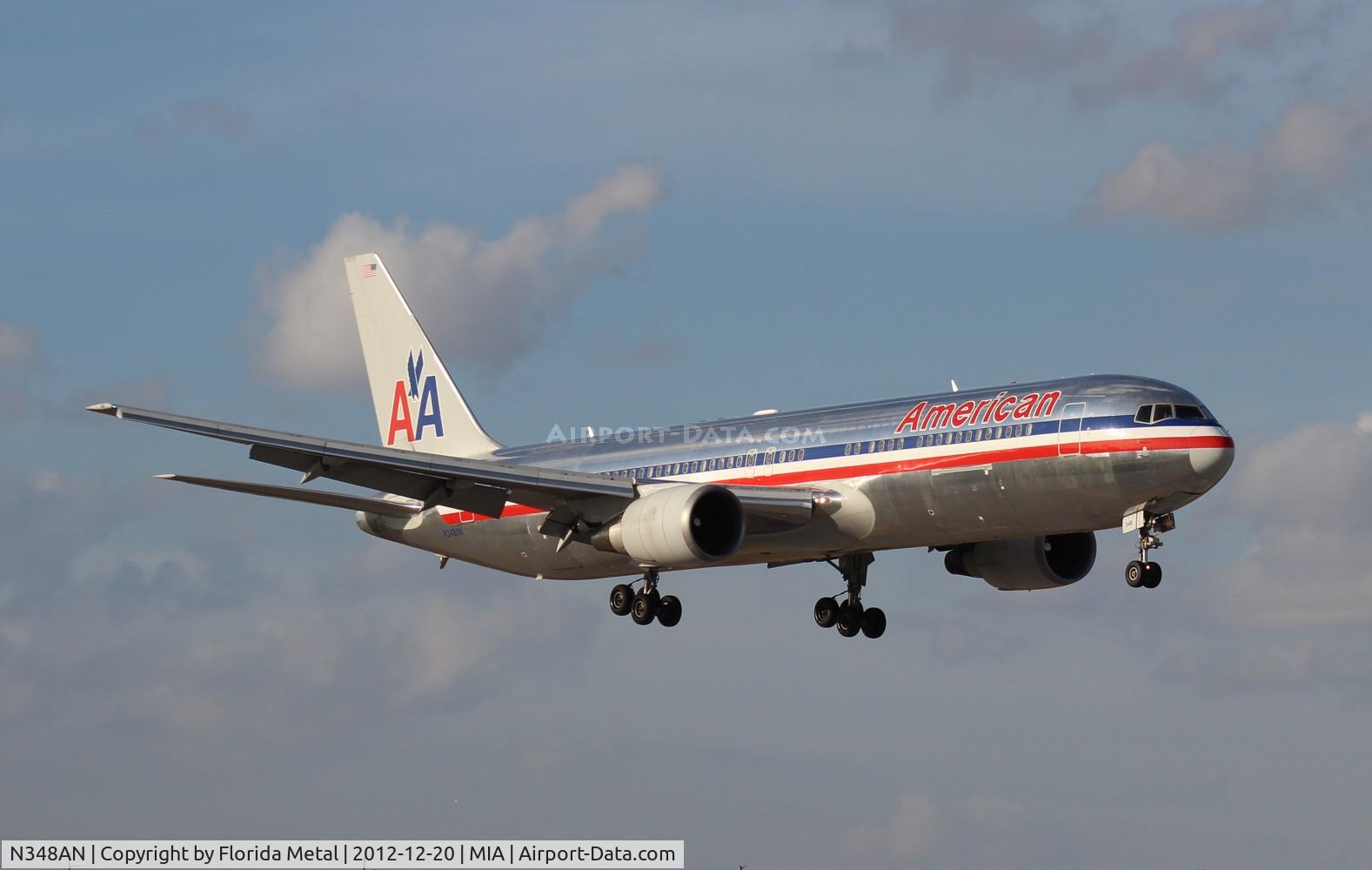 N348AN, 2003 Boeing 767-323/ER C/N 33087, American