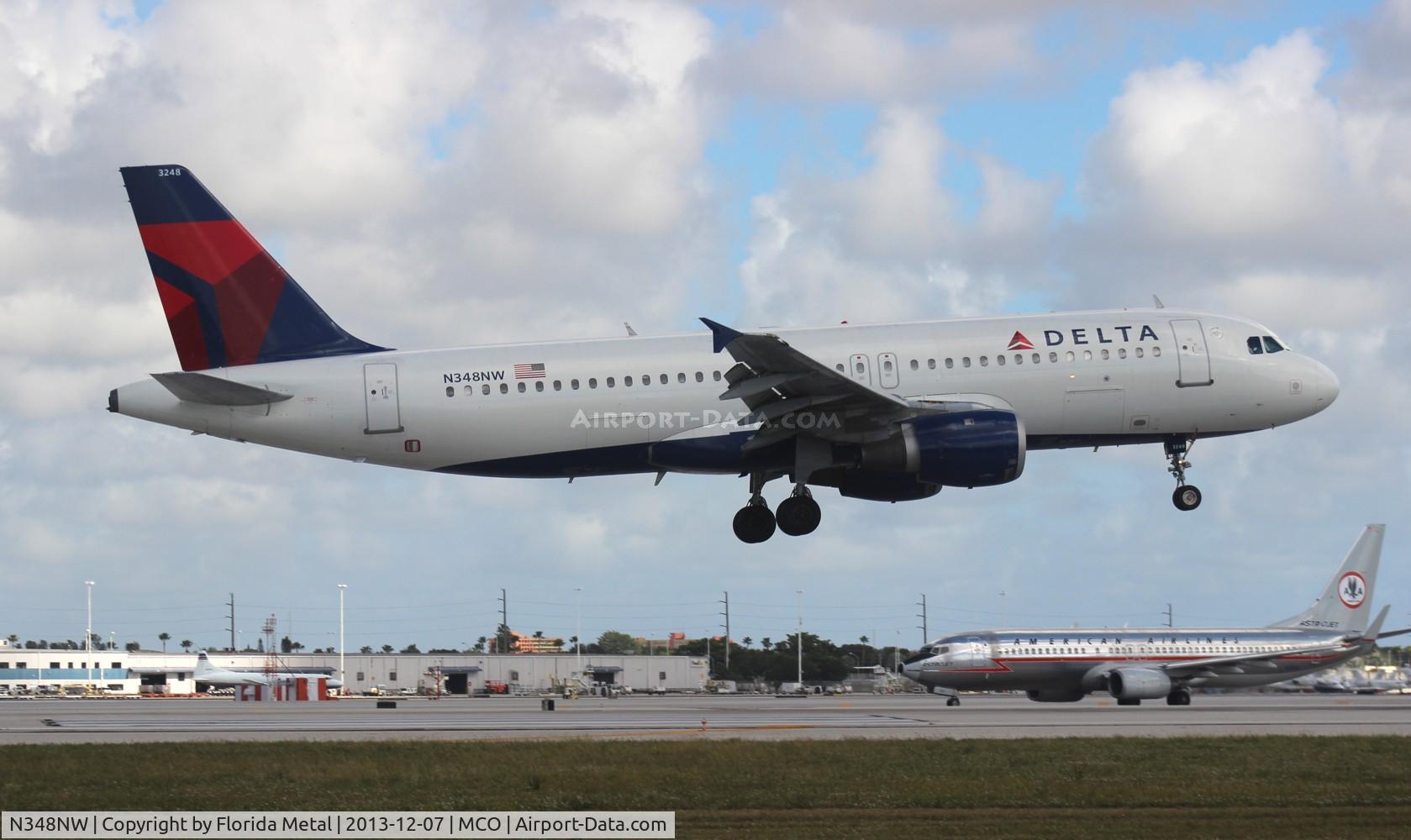 N348NW, 1993 Airbus A320-212 C/N 410, Delta