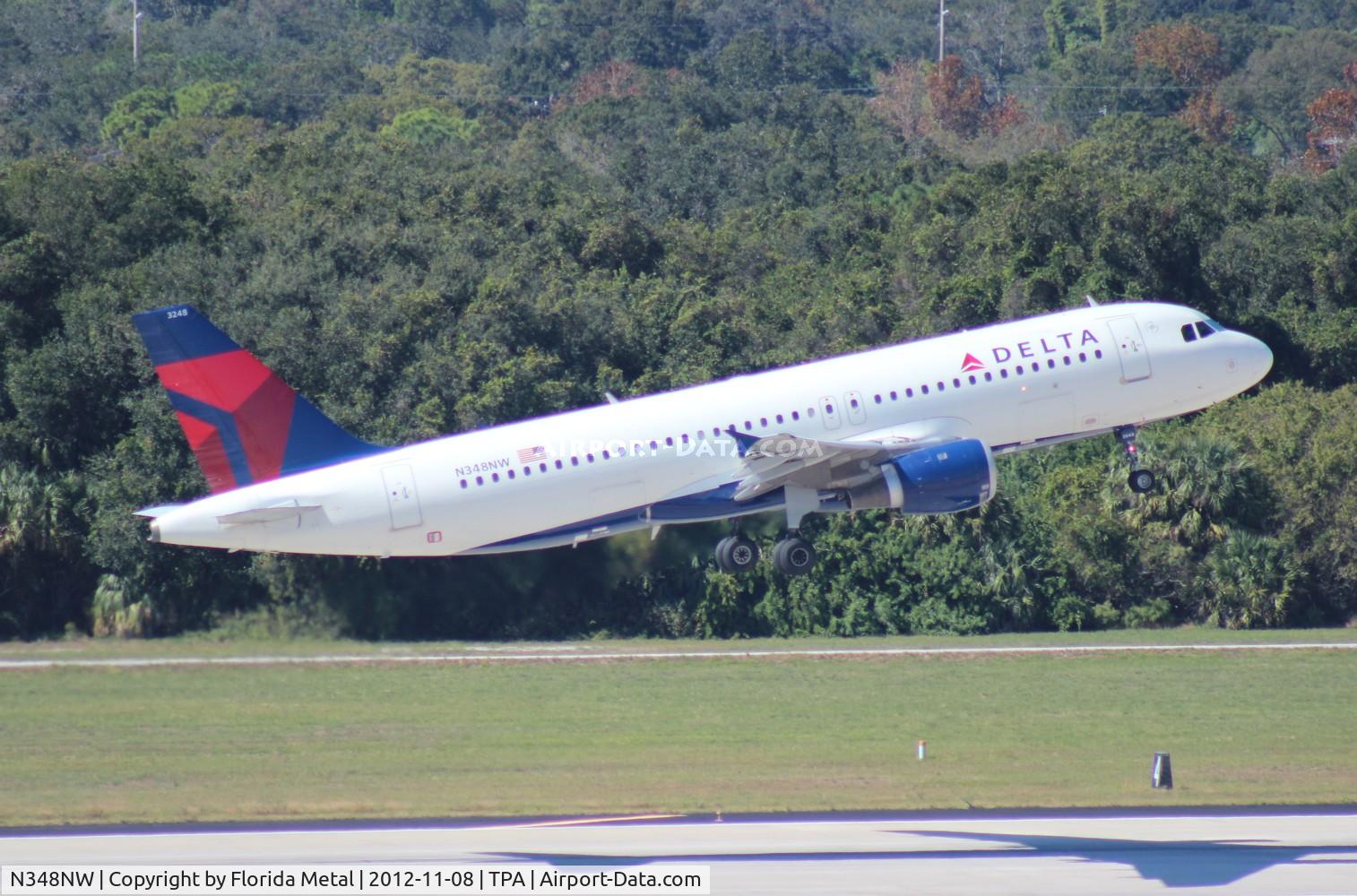N348NW, 1993 Airbus A320-212 C/N 410, Delta
