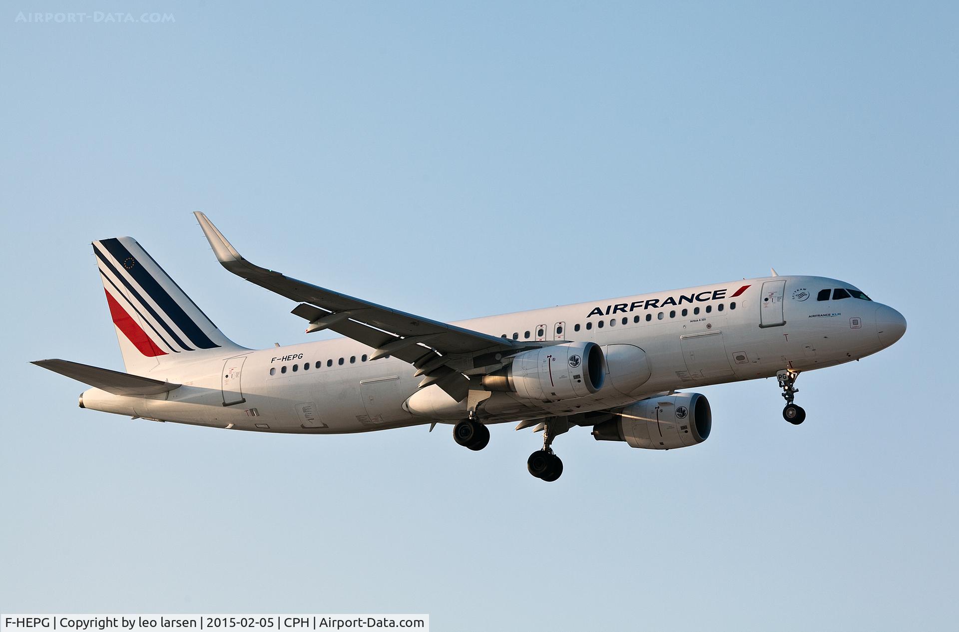 F-HEPG, 2013 Airbus A320-214 C/N 5802, Copenhagen Kastrup 5.2.15