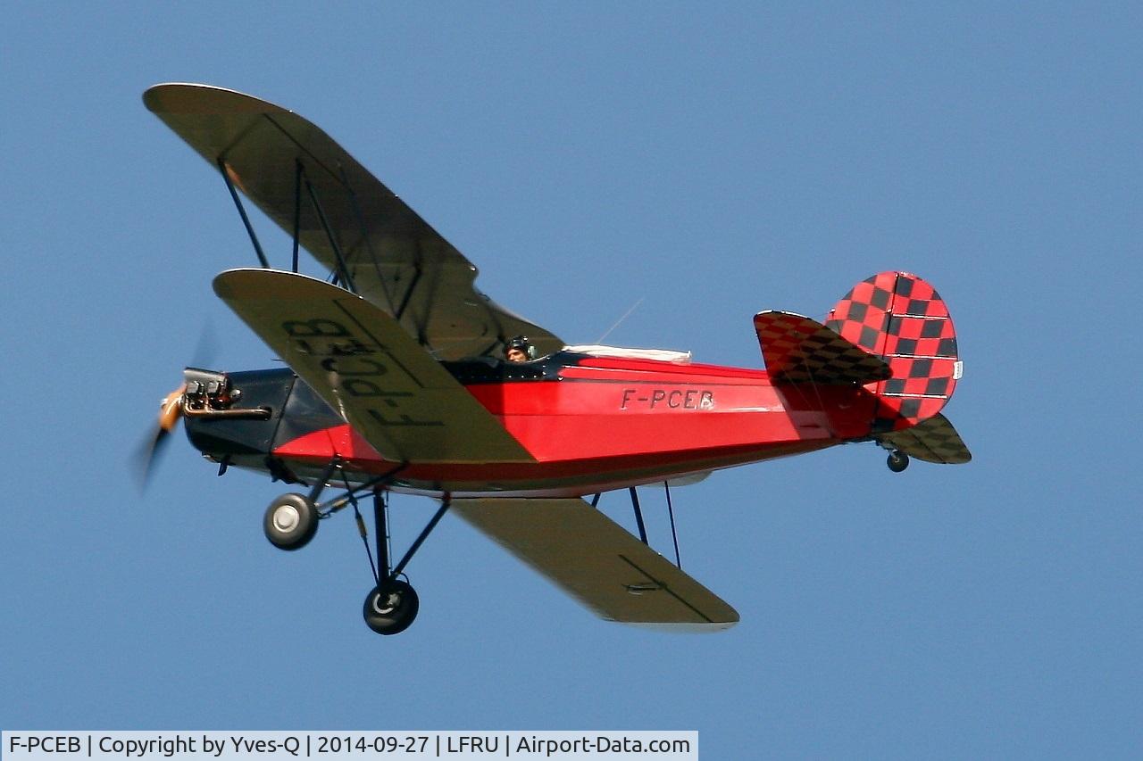 F-PCEB, Hatz CB-1 C/N 639, Hatz CB-1, On display, Morlaix-Ploujean airport (LFRU-MXN) air show in september 2014