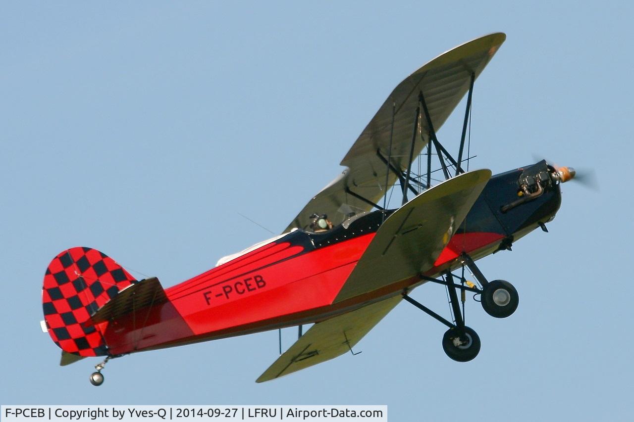F-PCEB, Hatz CB-1 C/N 639, Hatz CB-1, On display, Morlaix-Ploujean airport (LFRU-MXN) air show in september 2014