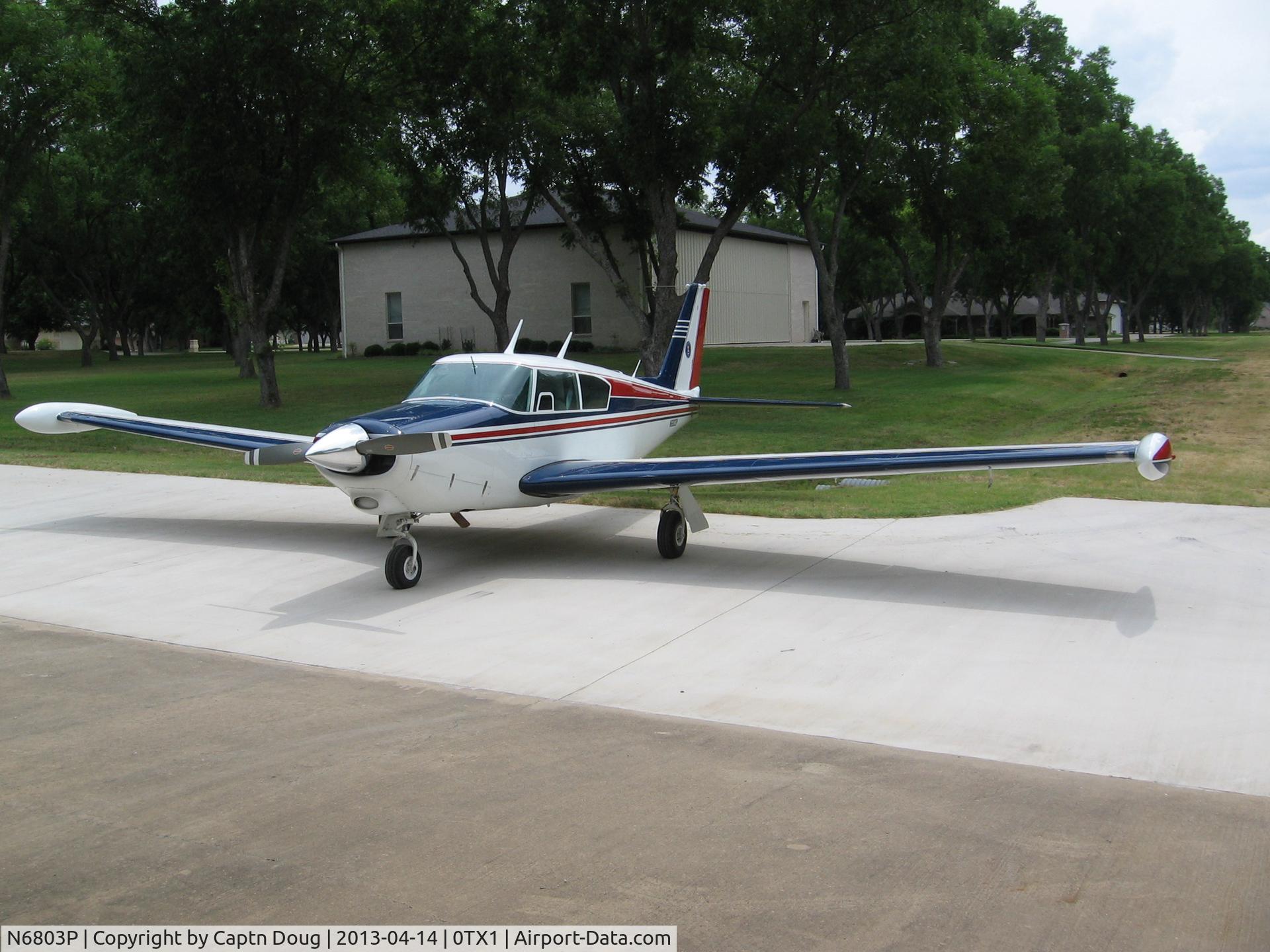N6803P, 1960 Piper PA-24-250 Comanche C/N 24-1936, In the back yard at 0TX1