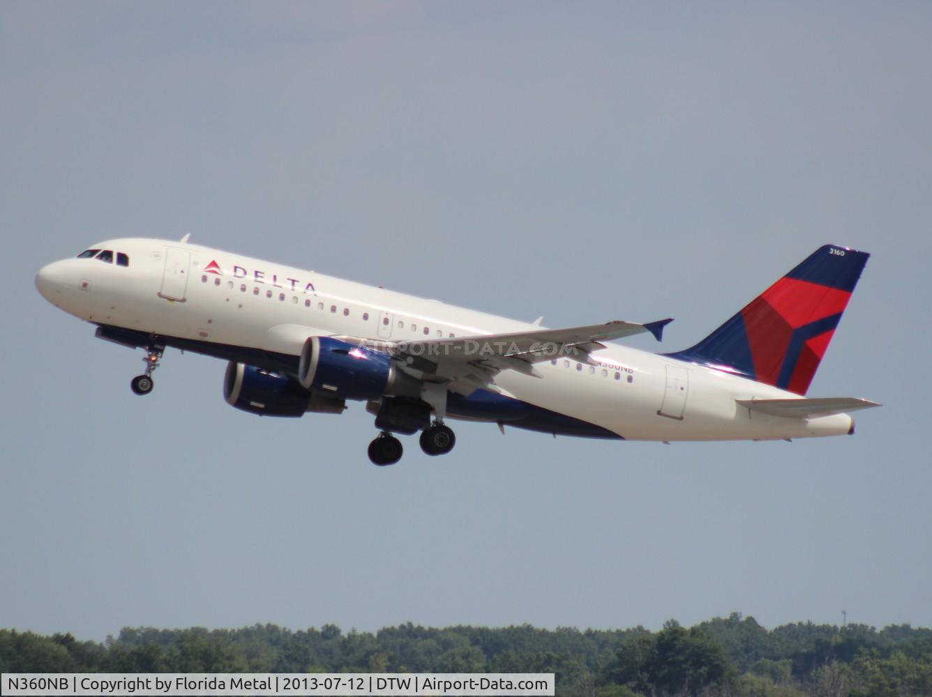 N360NB, 2003 Airbus A319-114 C/N 1959, Delta A319