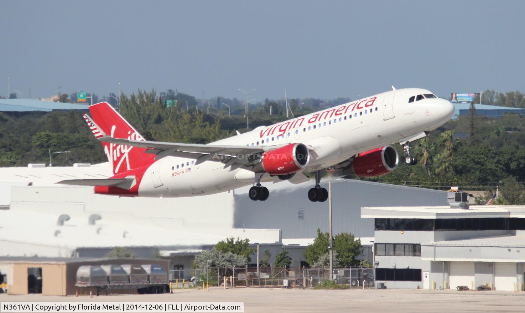 N361VA, 2013 Airbus A320-214 C/N 5515, Virgin America