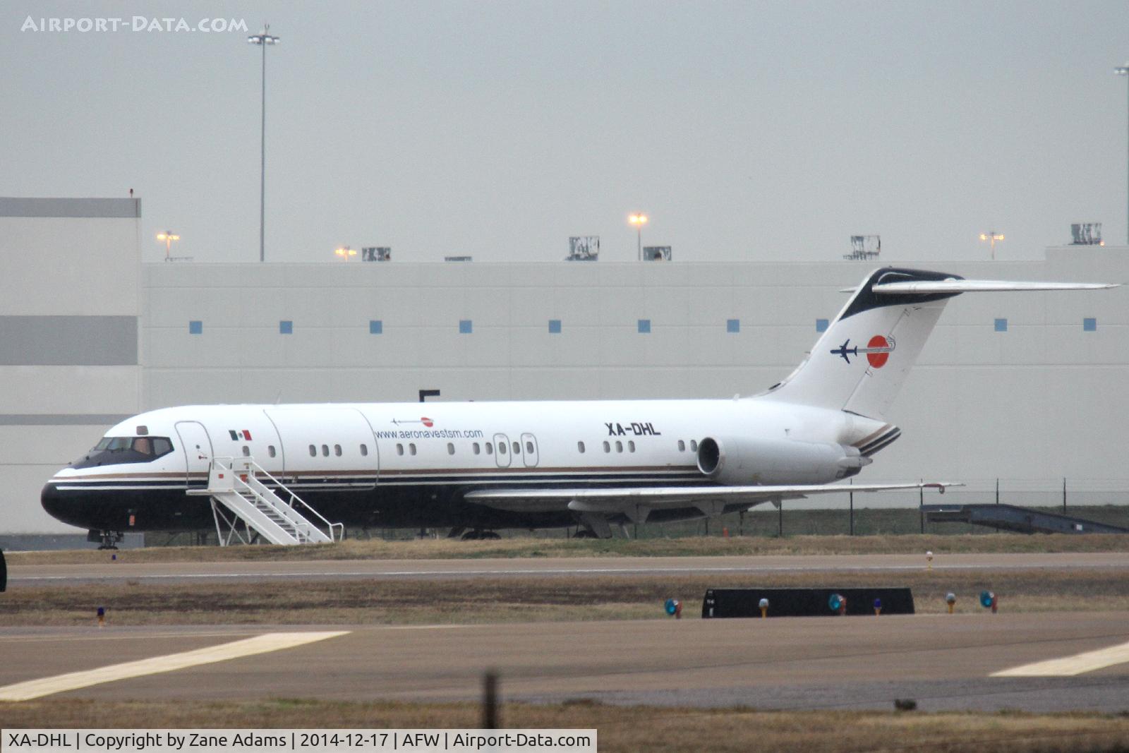 XA-DHL, 1968 McDonnell Douglas DC-9-33F C/N 47193, On the west freight ramp at Alliance Fort Worth.