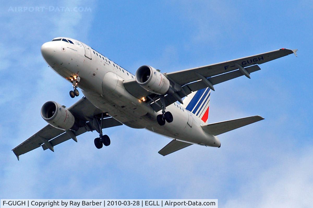 F-GUGH, 2004 Airbus A318-111 C/N 2344, Airbus A318-111 [2344] (Air France) Home~G 28/03/2010. On approach 27R.