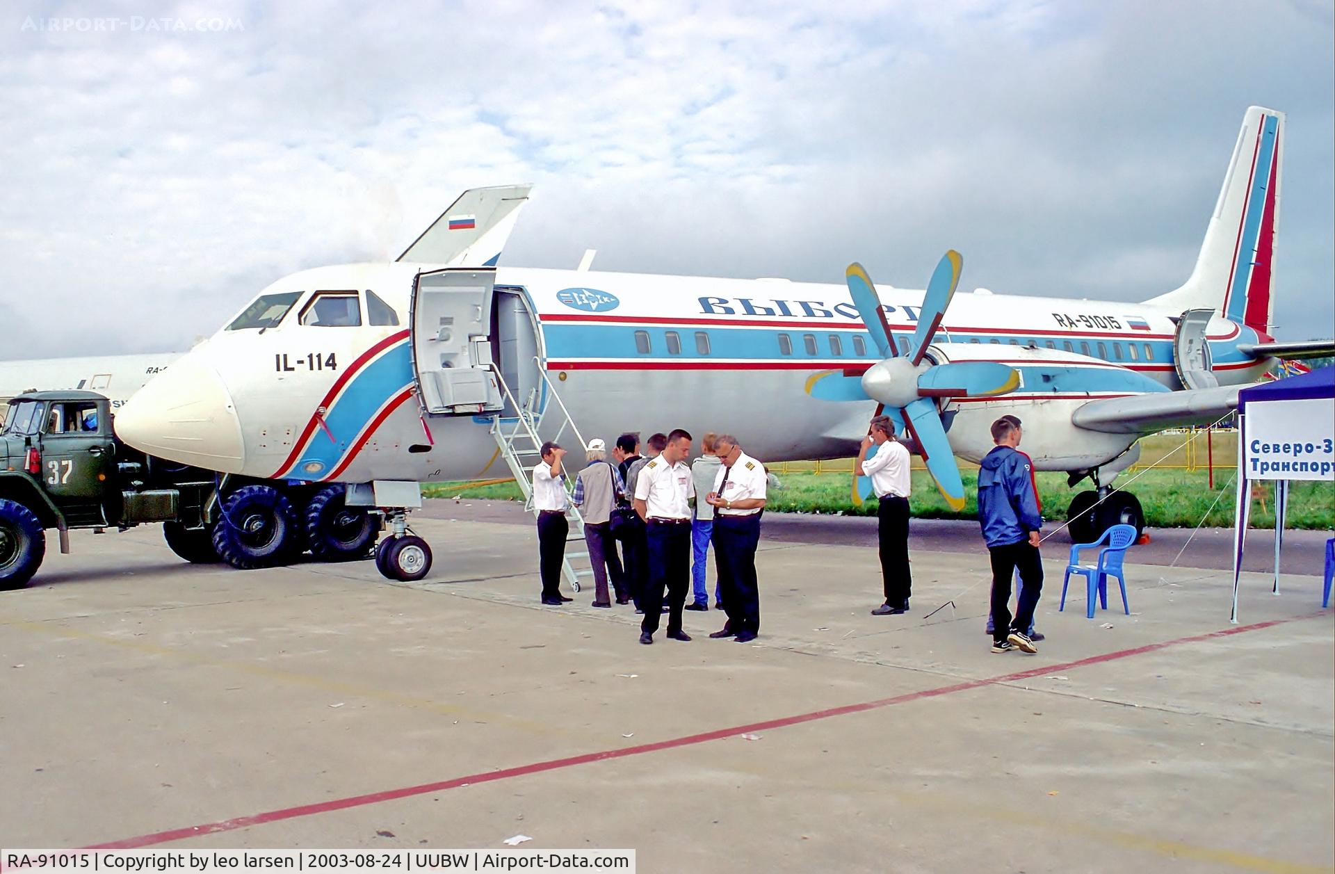 RA-91015, 1996 Ilyushin Il-114T C/N 1043800207, Zhukovsky Moscow 24.8.03