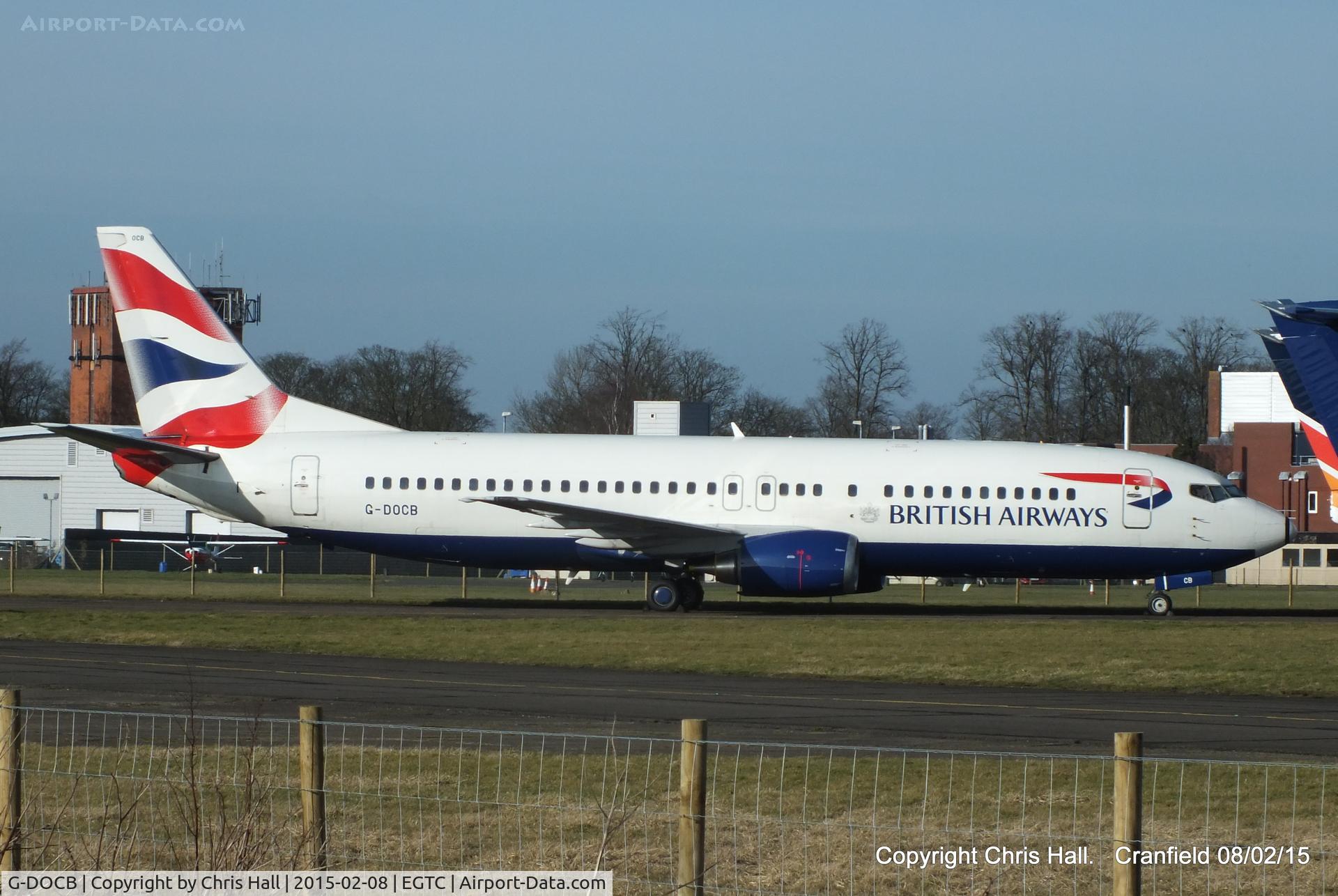 G-DOCB, 1991 Boeing 737-436 C/N 25304, stored st Cranfield