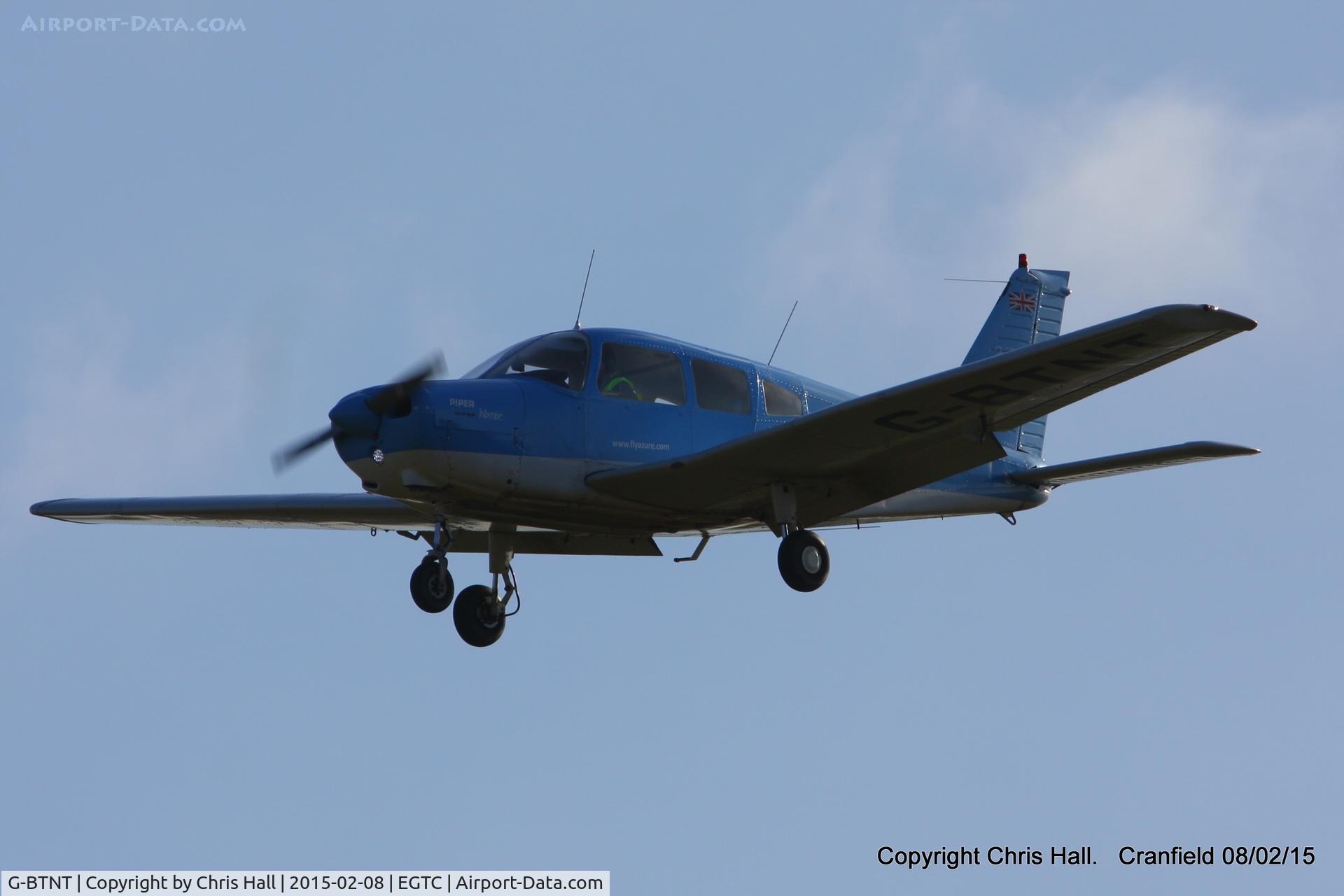 G-BTNT, 1976 Piper PA-28-151 Cherokee Warrior C/N 28-7615401, Azure Flying Club