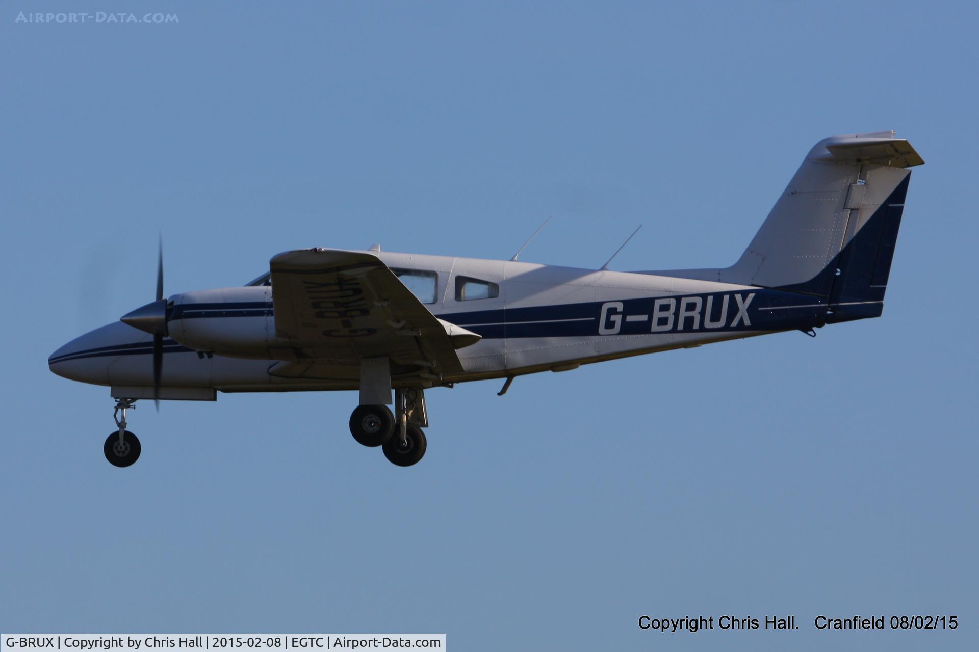 G-BRUX, 1978 Piper PA-44-180 Seminole C/N 44-7995151, privately owned