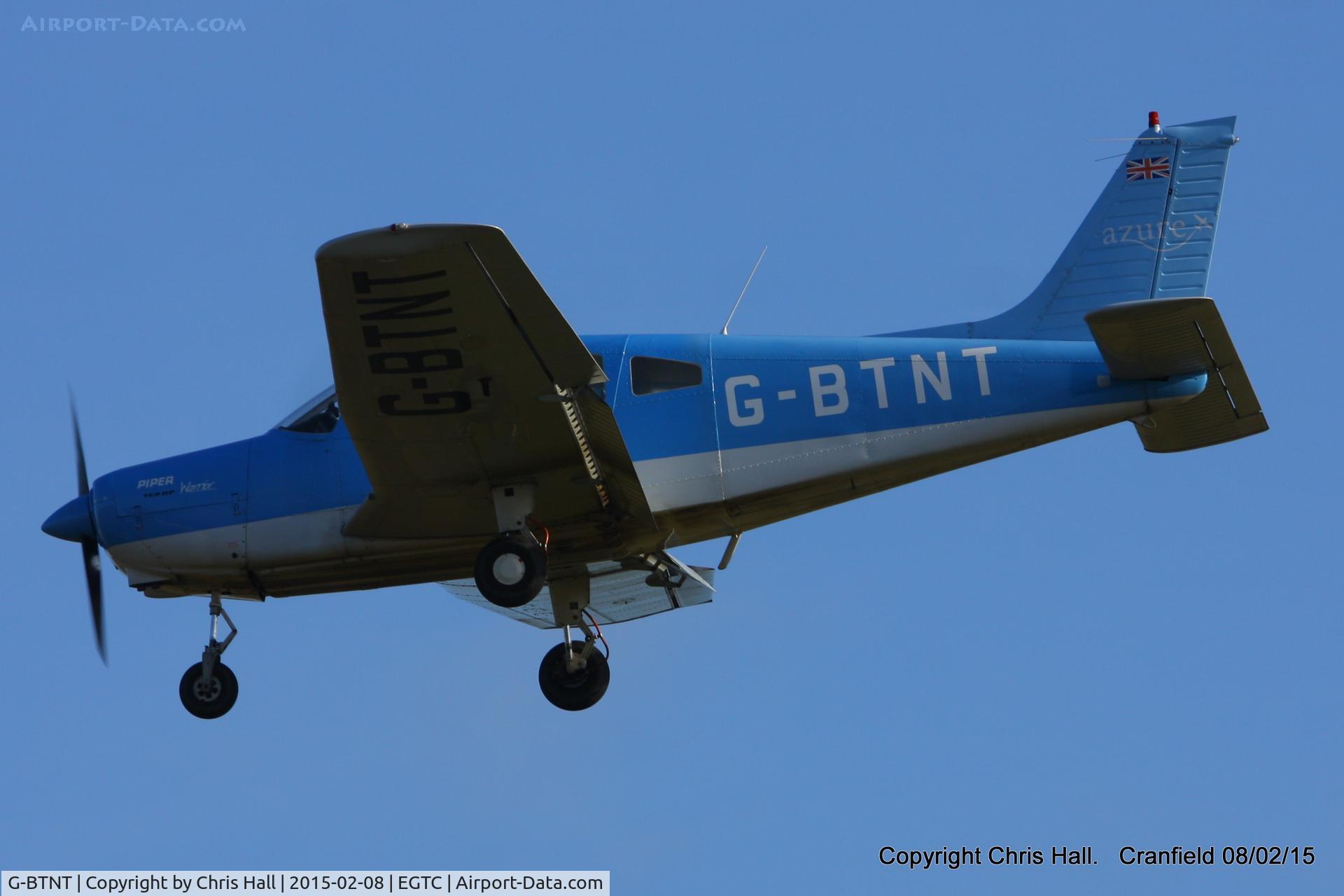 G-BTNT, 1976 Piper PA-28-151 Cherokee Warrior C/N 28-7615401, Azure Flying Club