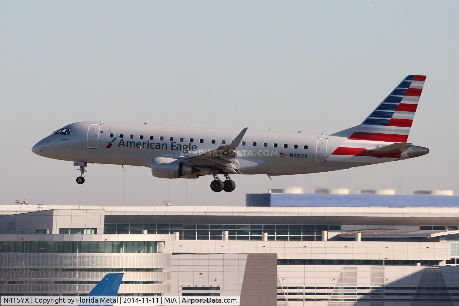 N415YX, 2013 Embraer 175LR (ERJ-170-200LR) C/N 17000378, American Eagle