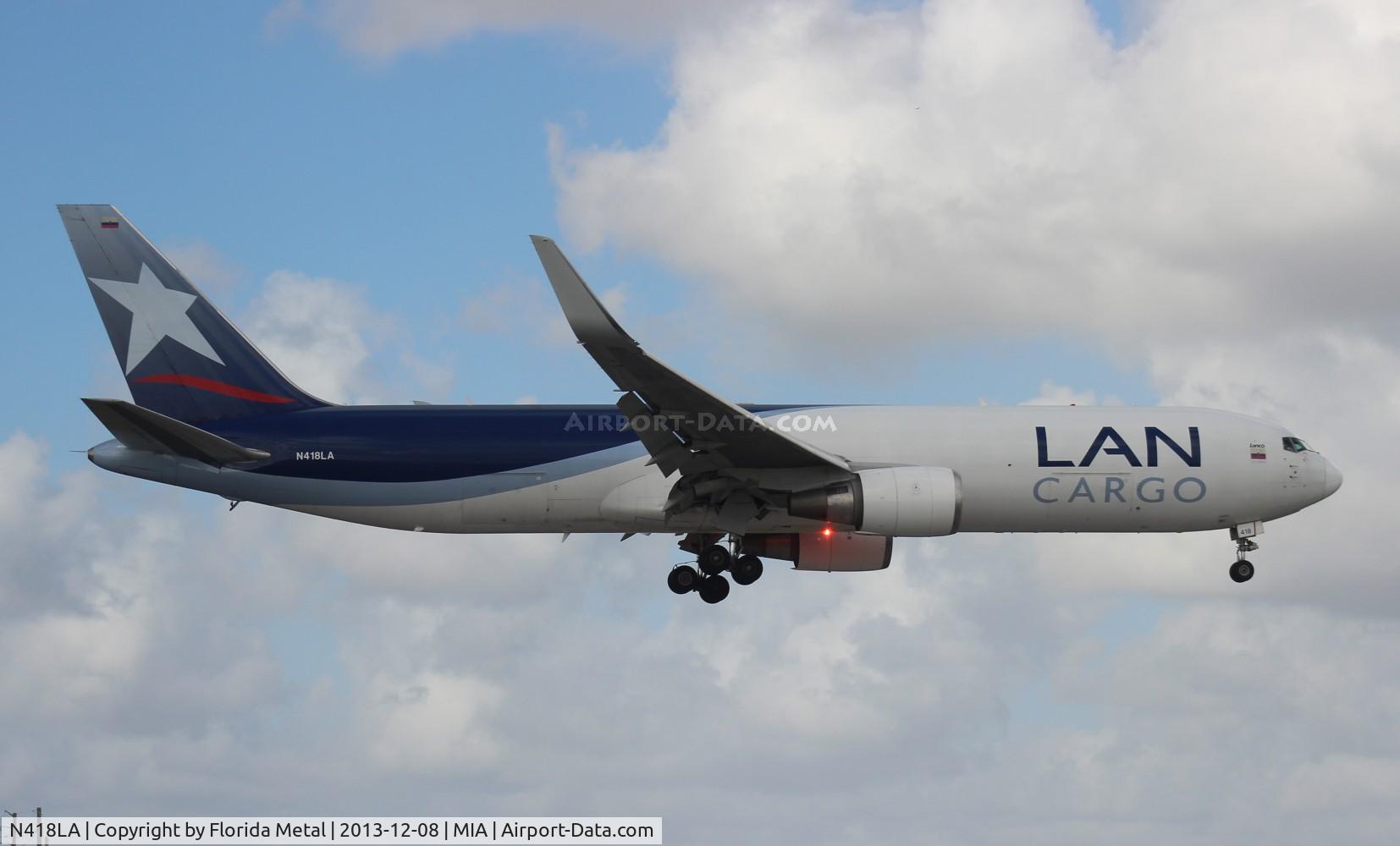 N418LA, 2005 Boeing 767-316F C/N 34246, LAN Cargo