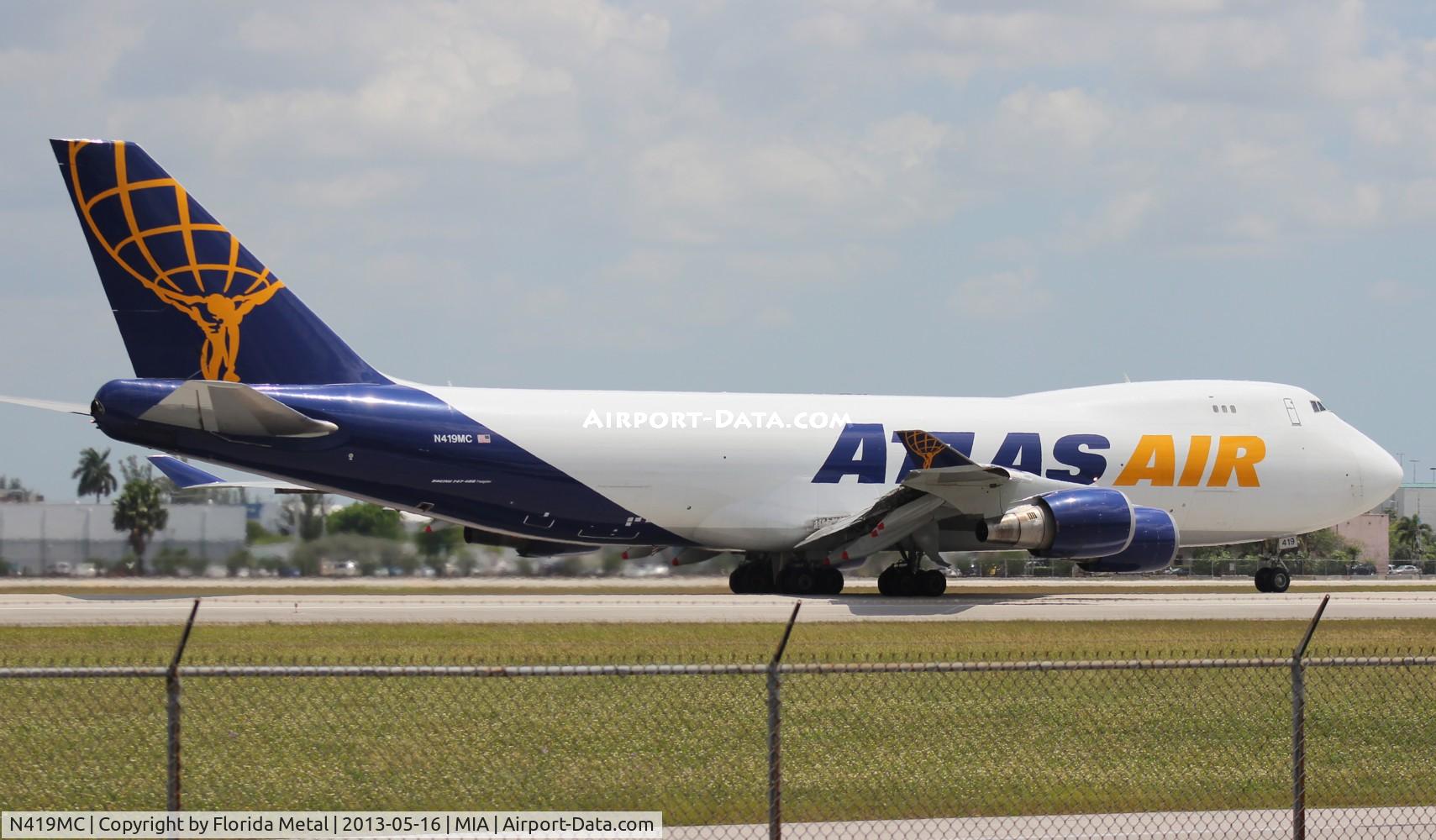 N419MC, 1996 Boeing 747-48EF C/N 28367, Atlas