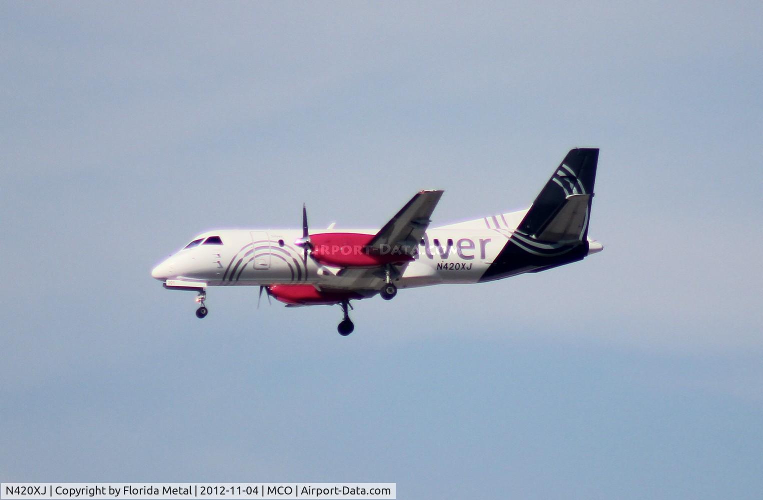 N420XJ, 1997 Saab 340B+ C/N 340B-420, Silver