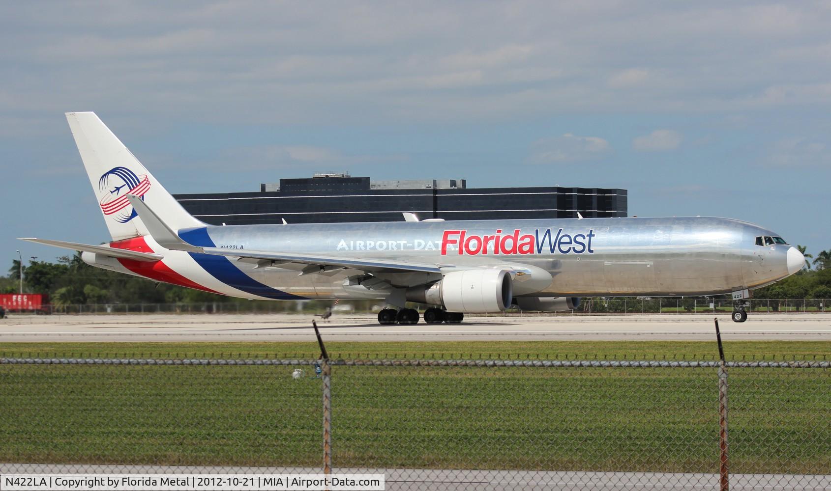 N422LA, 2007 Boeing 767-346F C/N 35818, Florida West