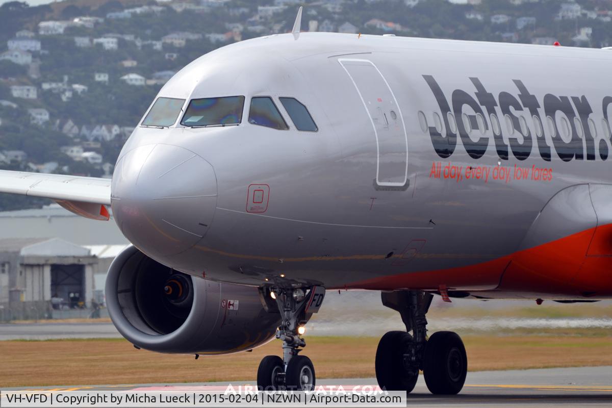 VH-VFD, 2011 Airbus A320-232 C/N 4922, At Wellington