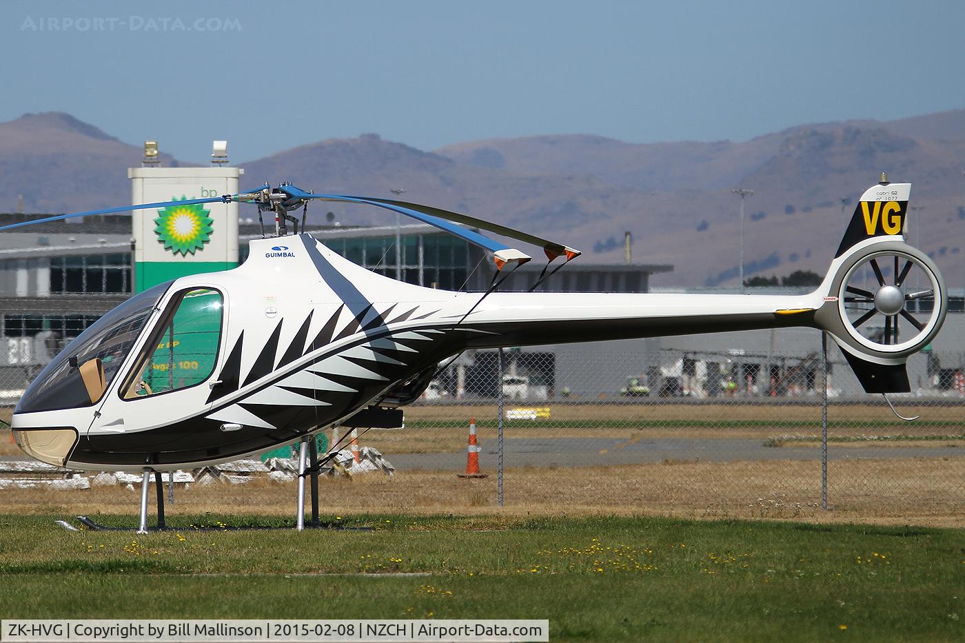 ZK-HVG, 2014 Guimbal Cabri G2 C/N 1077, parked up