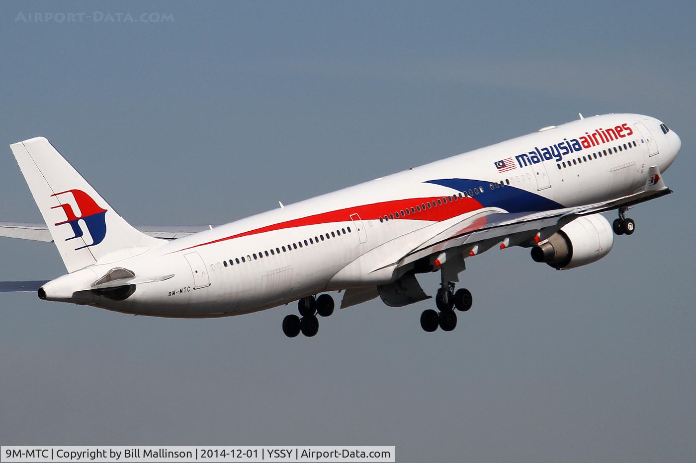 9M-MTC, 2011 Airbus A330-323X C/N 1229, away from 34L