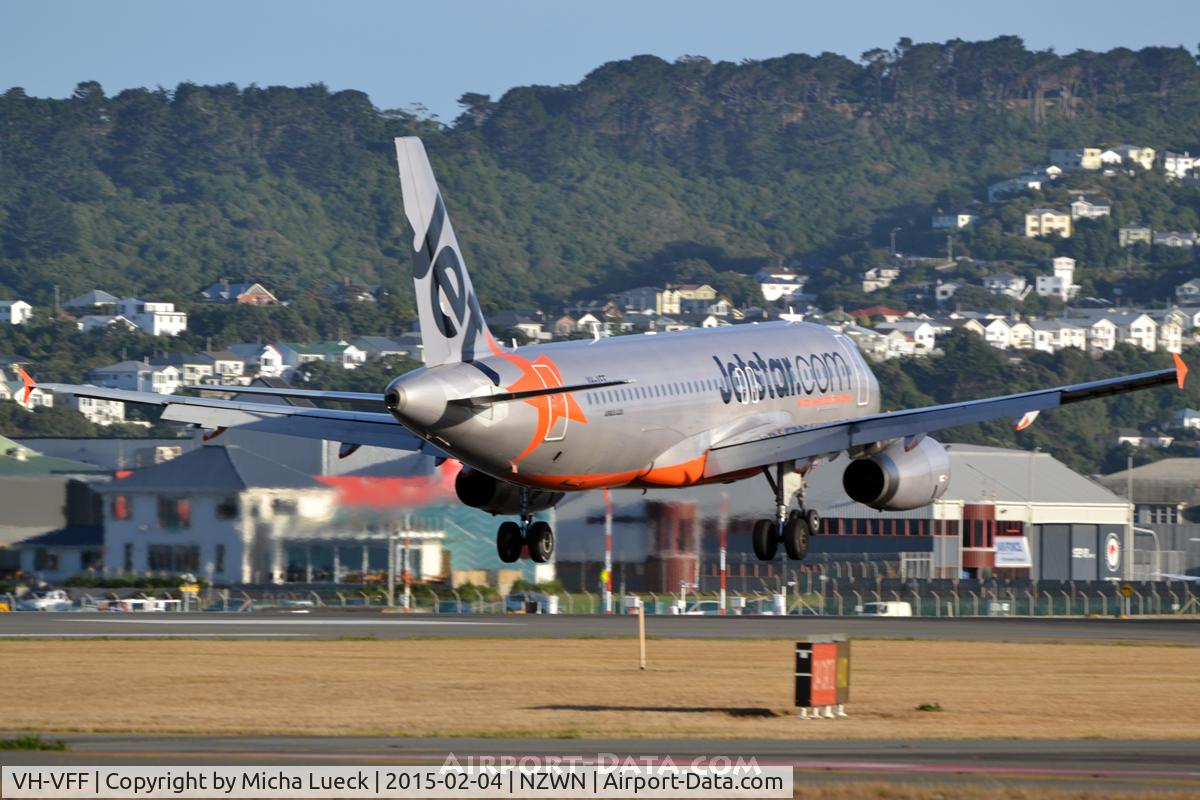 VH-VFF, 2012 Airbus A320-232 C/N 5039, At Wellington