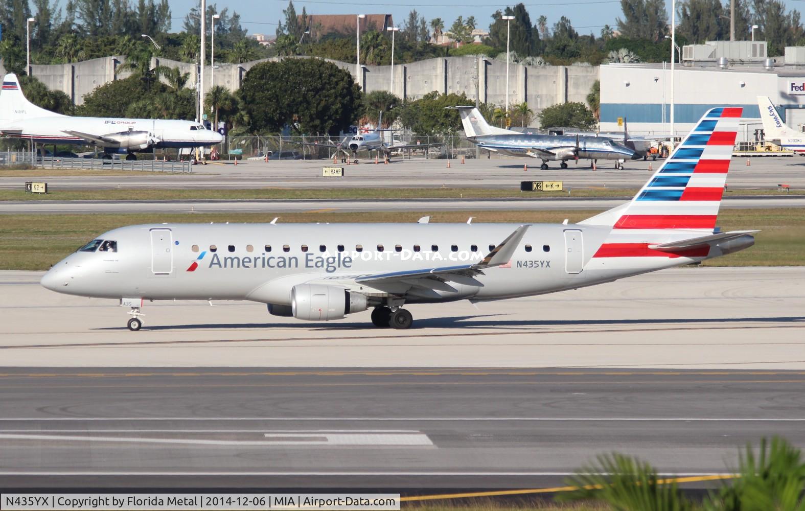 N435YX, 2014 Embraer 175LR (ERJ-170-200LR) C/N 17000423, Eagle E175