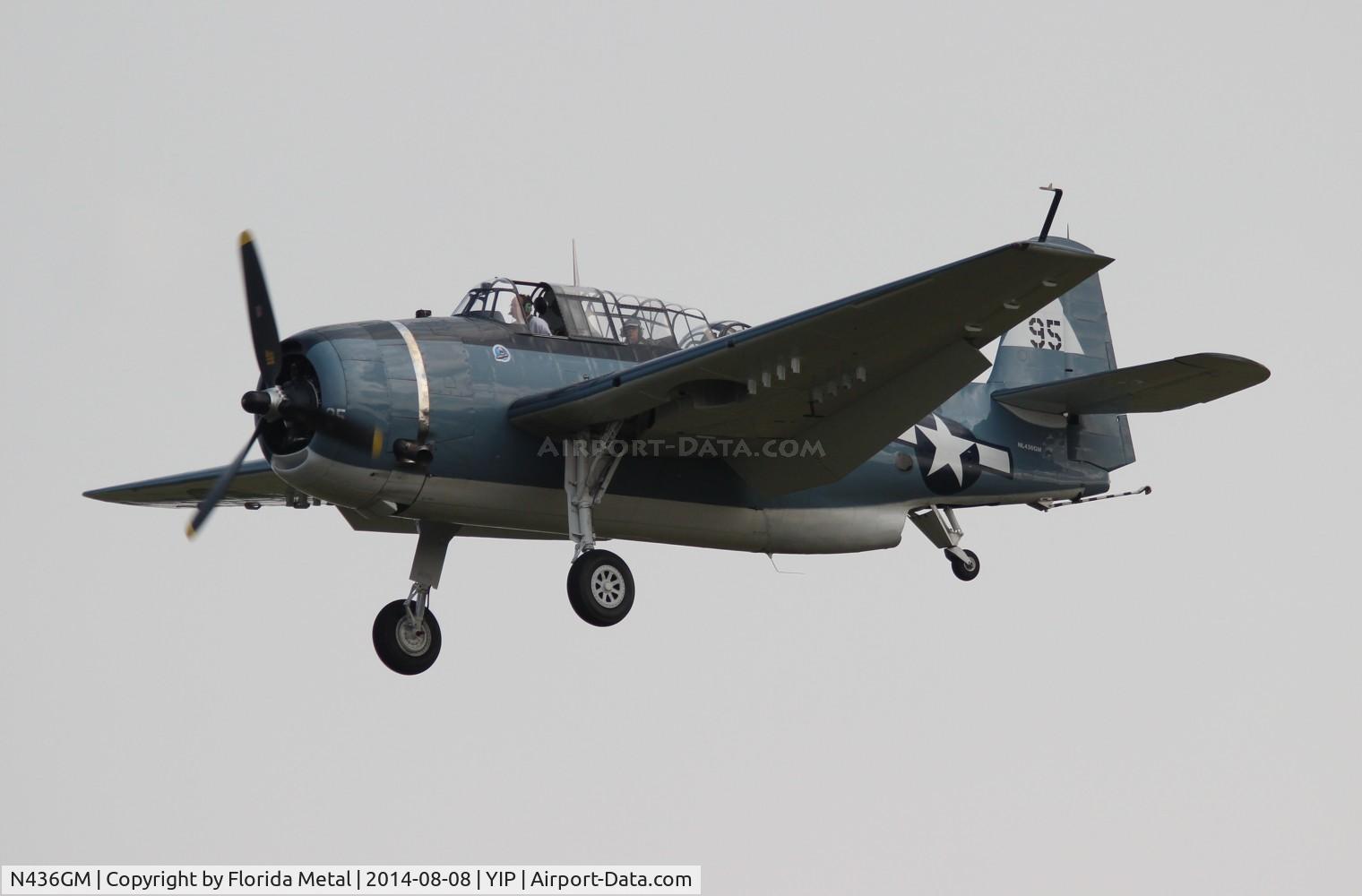 N436GM, Grumman TBM-3E Avenger C/N 4341 (Bu91436), Grumman TBM-3E