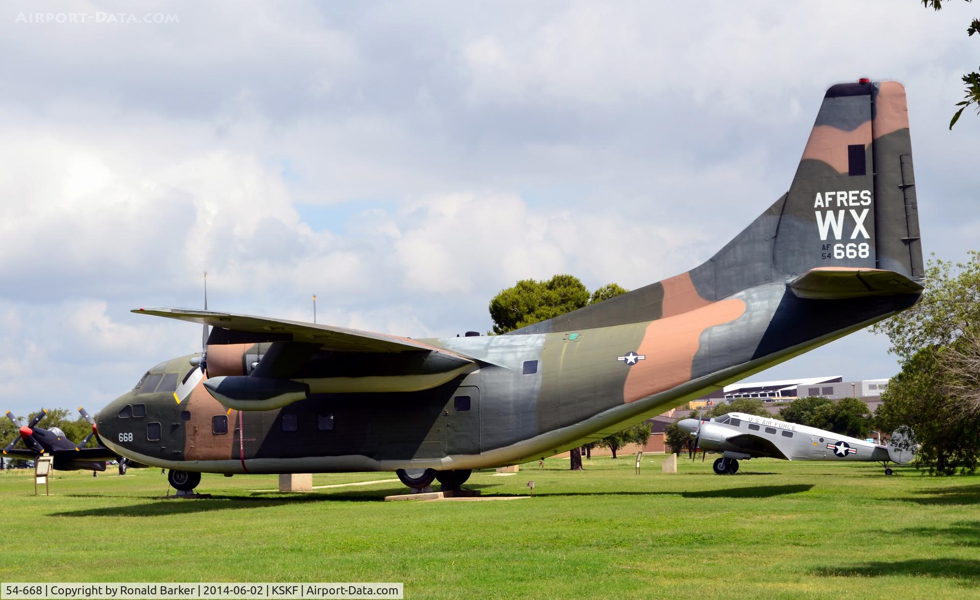 54-668, 1954 Fairchild C-123B Provider C/N 20117, LMTC Parade field
