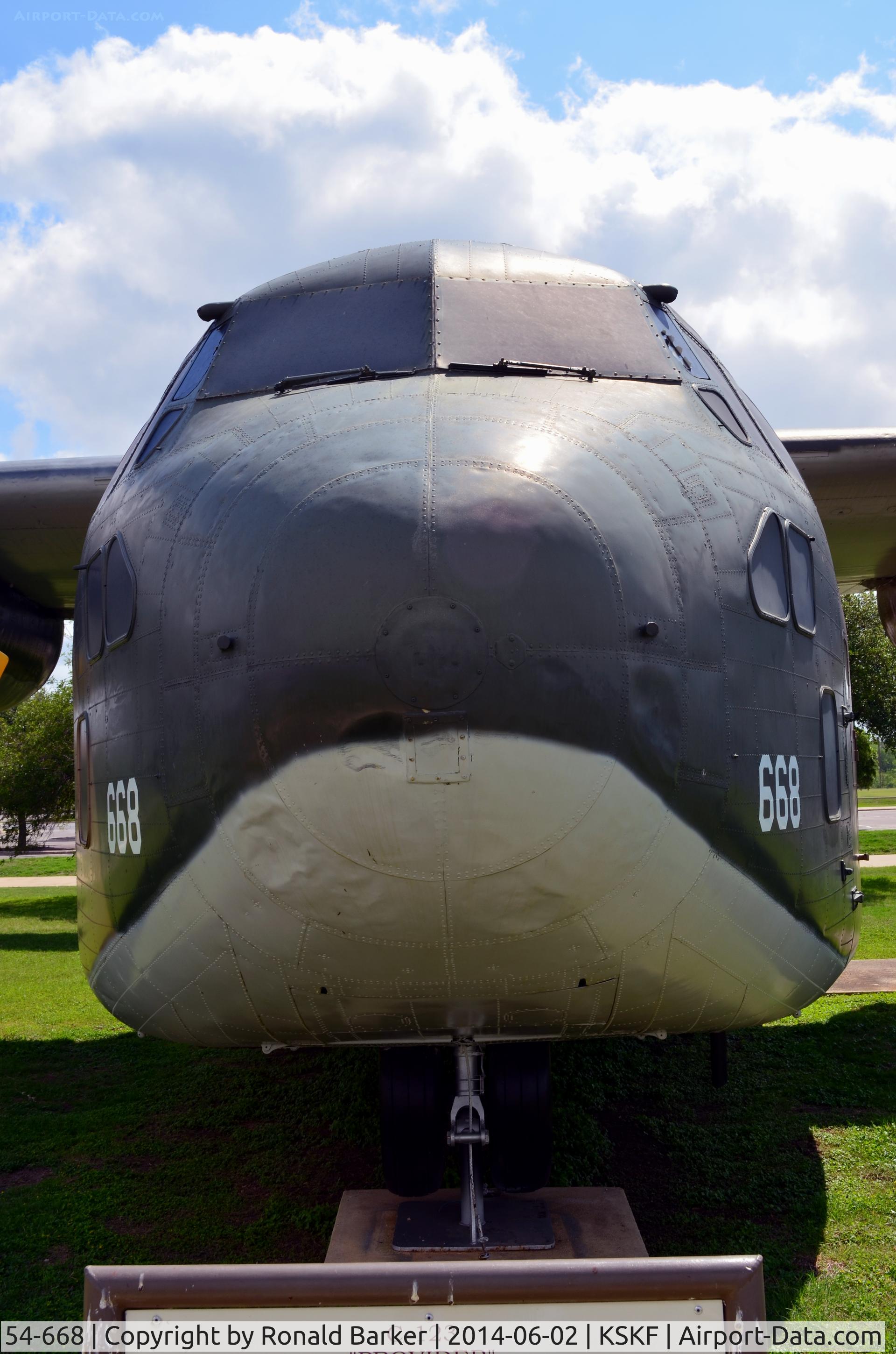 54-668, 1954 Fairchild C-123B Provider C/N 20117, LMTC Parade Field