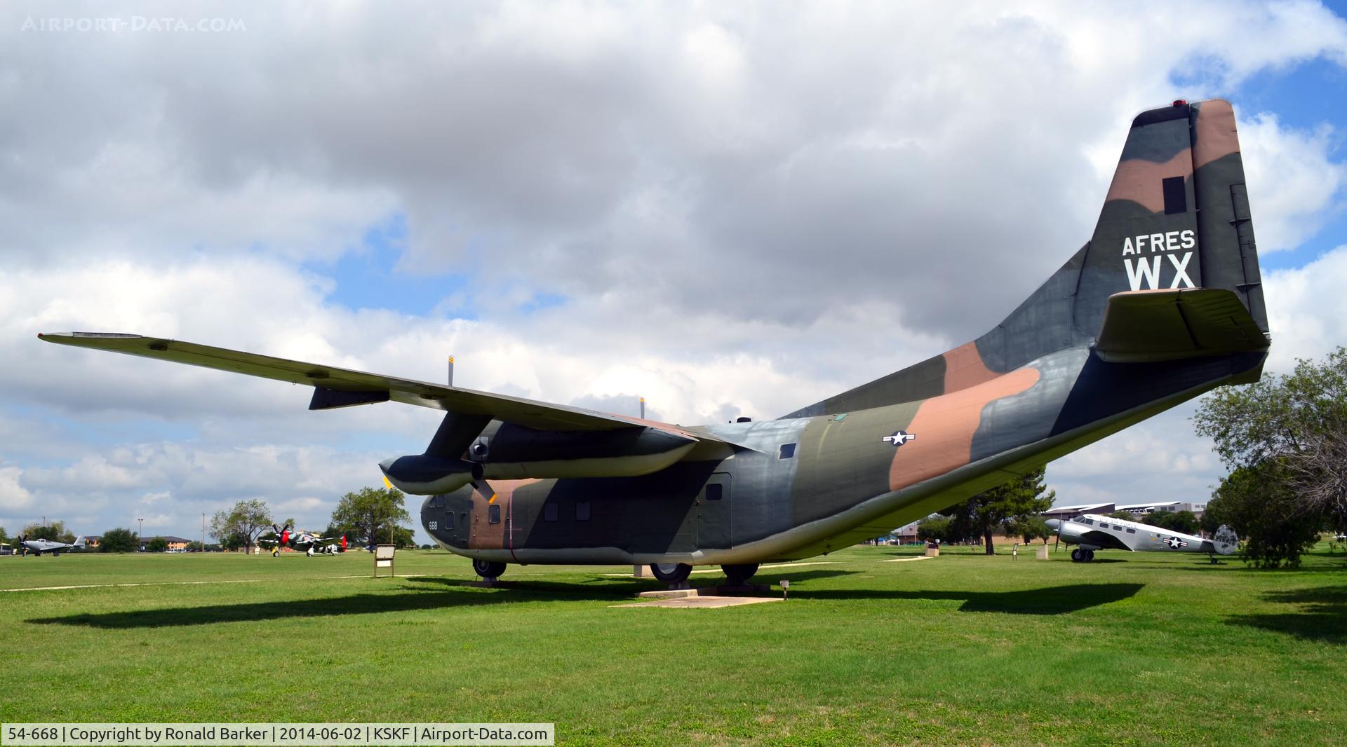 54-668, 1954 Fairchild C-123B Provider C/N 20117, LMTC Parade Field