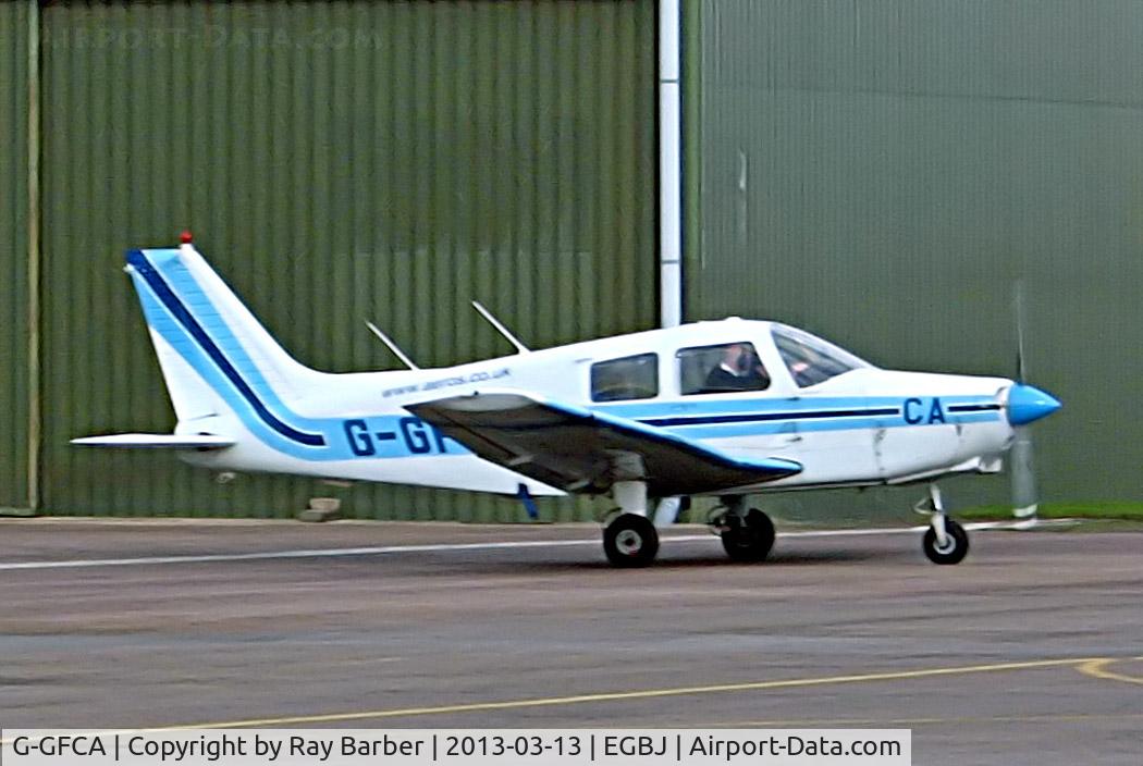 G-GFCA, 1989 Piper PA-28-161 Cadet C/N 28-41100, Piper PA-28-161 Cadet [2841100] Staverton~G 13/03/2013