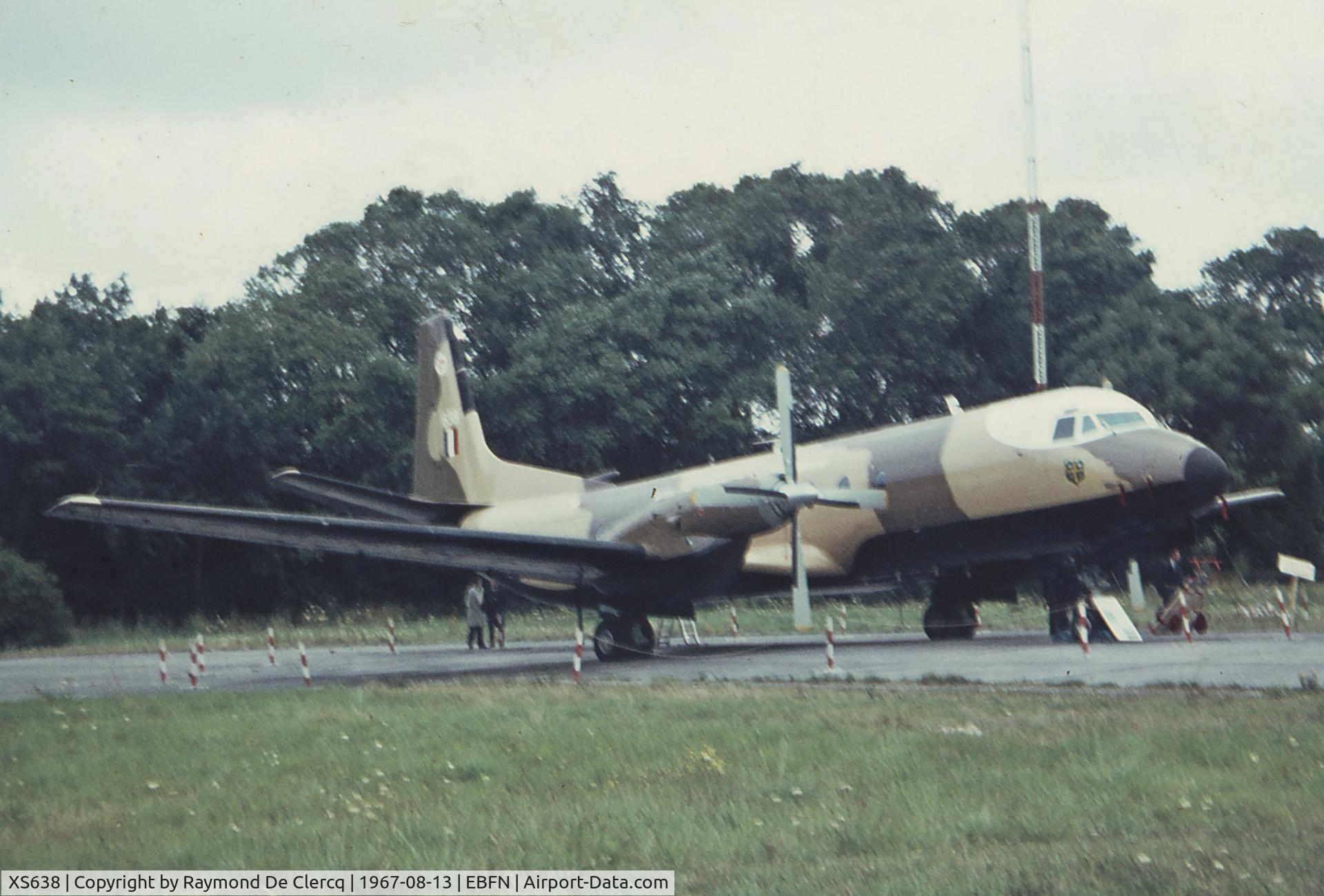 XS638, Hawker Siddeley HS-780 Andover C1 C/N Set 22, Static display at the Koksijde airshow 1967.