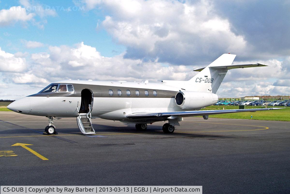 CS-DUB, 2008 Raytheon Hawker 750 C/N HB-0005, Hawker-Siddeley 125/750 [HB-5] Staverton~G 13/03/2013