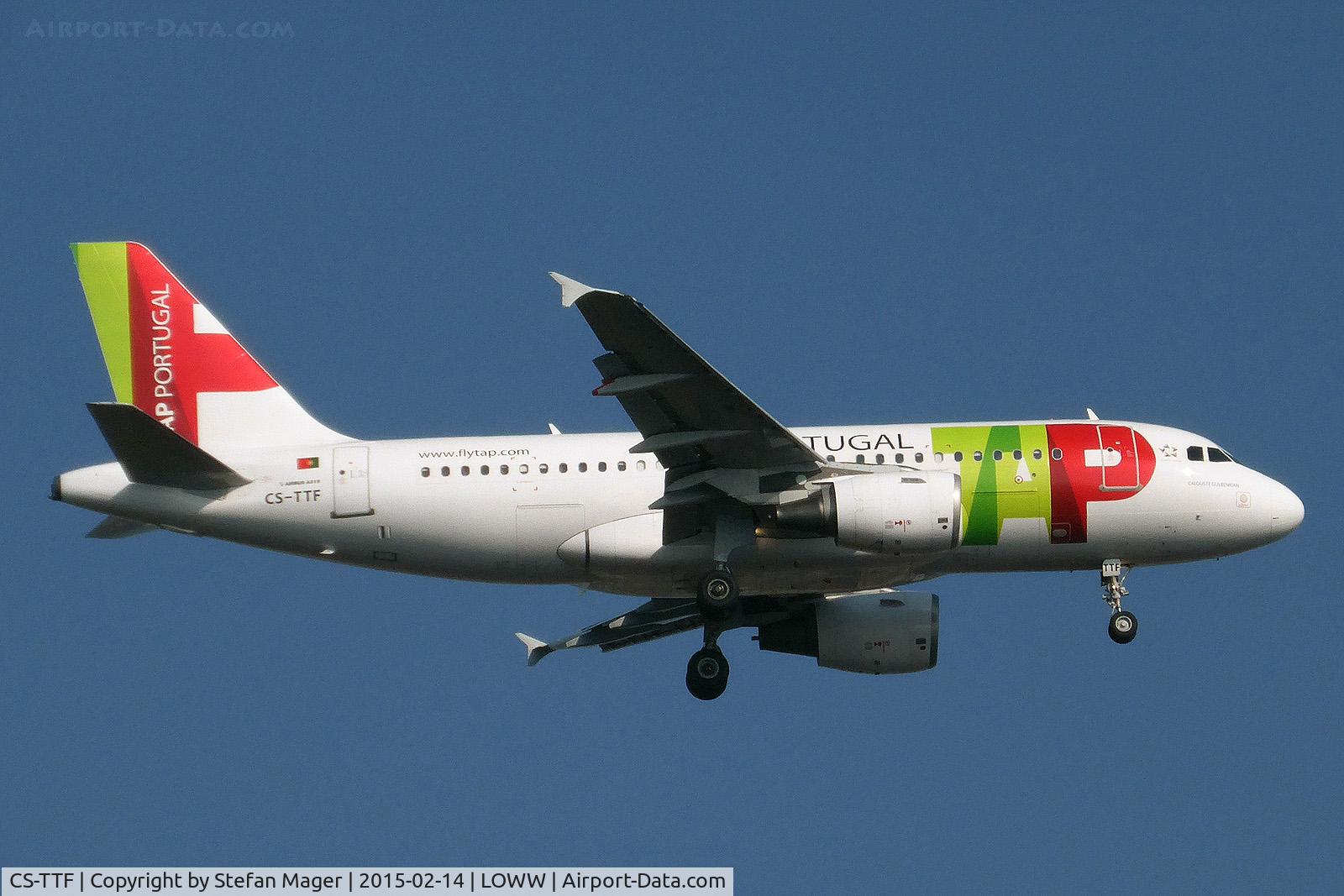 CS-TTF, 1998 Airbus A319-111 C/N 837, TAP Airbus A319 @VIE