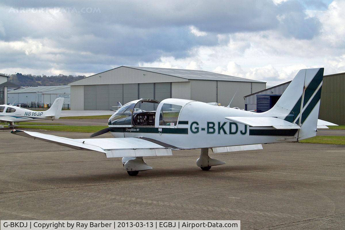 G-BKDJ, 1982 Robin DR-400-120 Dauphin 80 C/N 1584, Robin DR.400/120 Dauphin 80 [1584] Staverton~G 13/03/2013