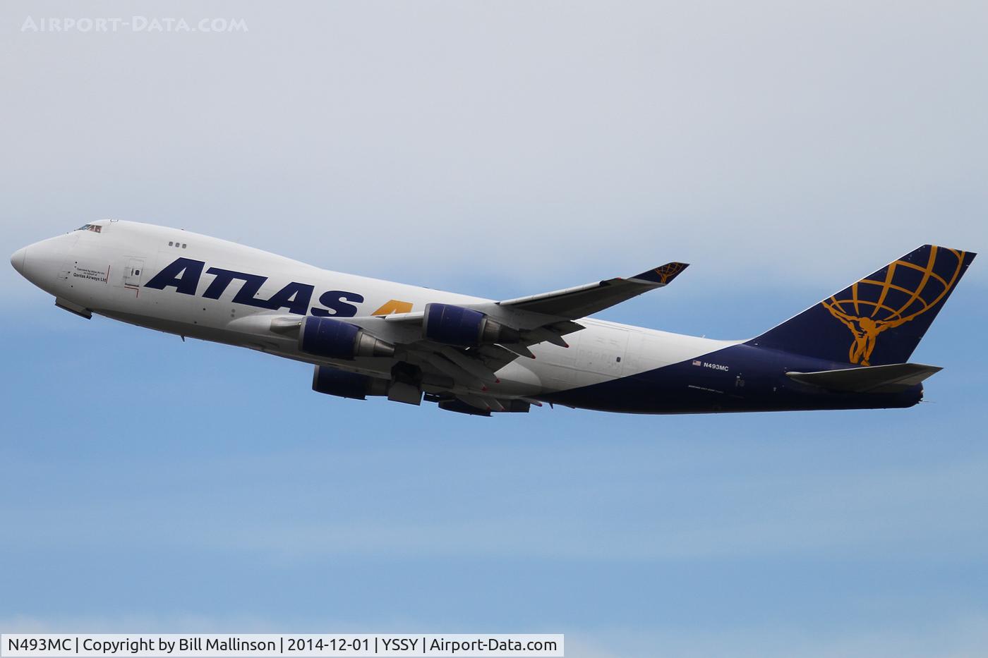 N493MC, 1998 Boeing 747-47UF C/N 29254, away from 34L