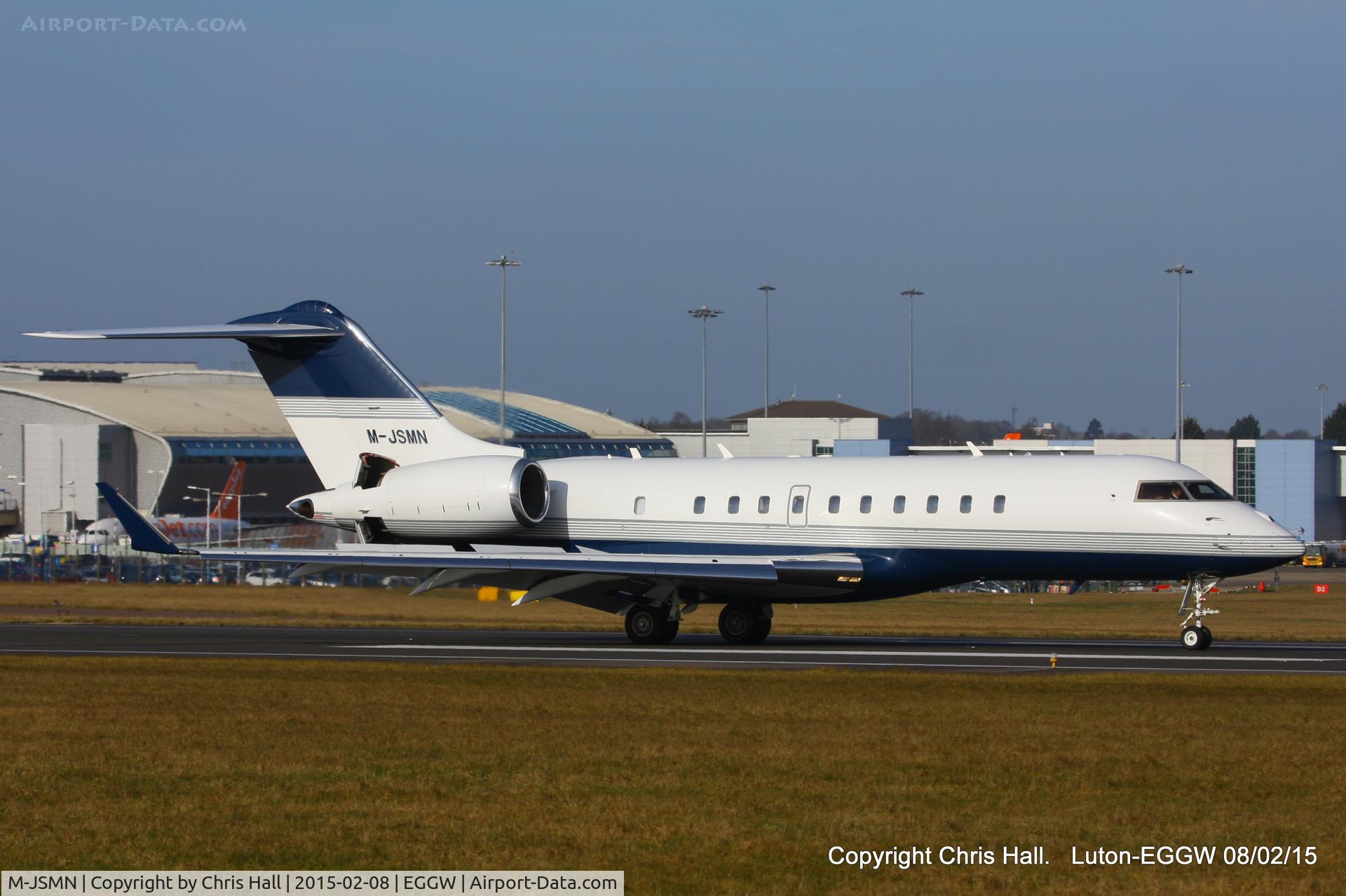 M-JSMN, 2006 Bombardier BD-700-1A11 Global 5000 C/N 9216, Jasmin Aviation