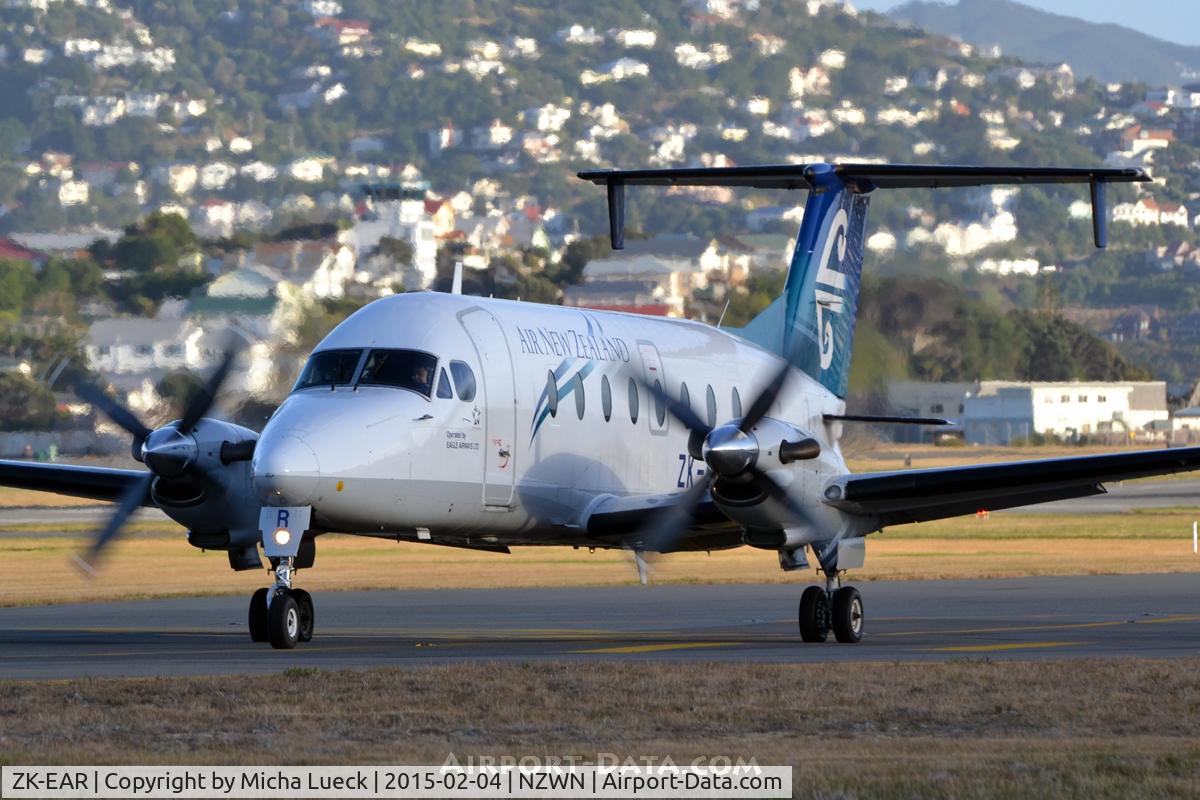 ZK-EAR, 1999 Beech 1900D C/N UE-388, At Wellington