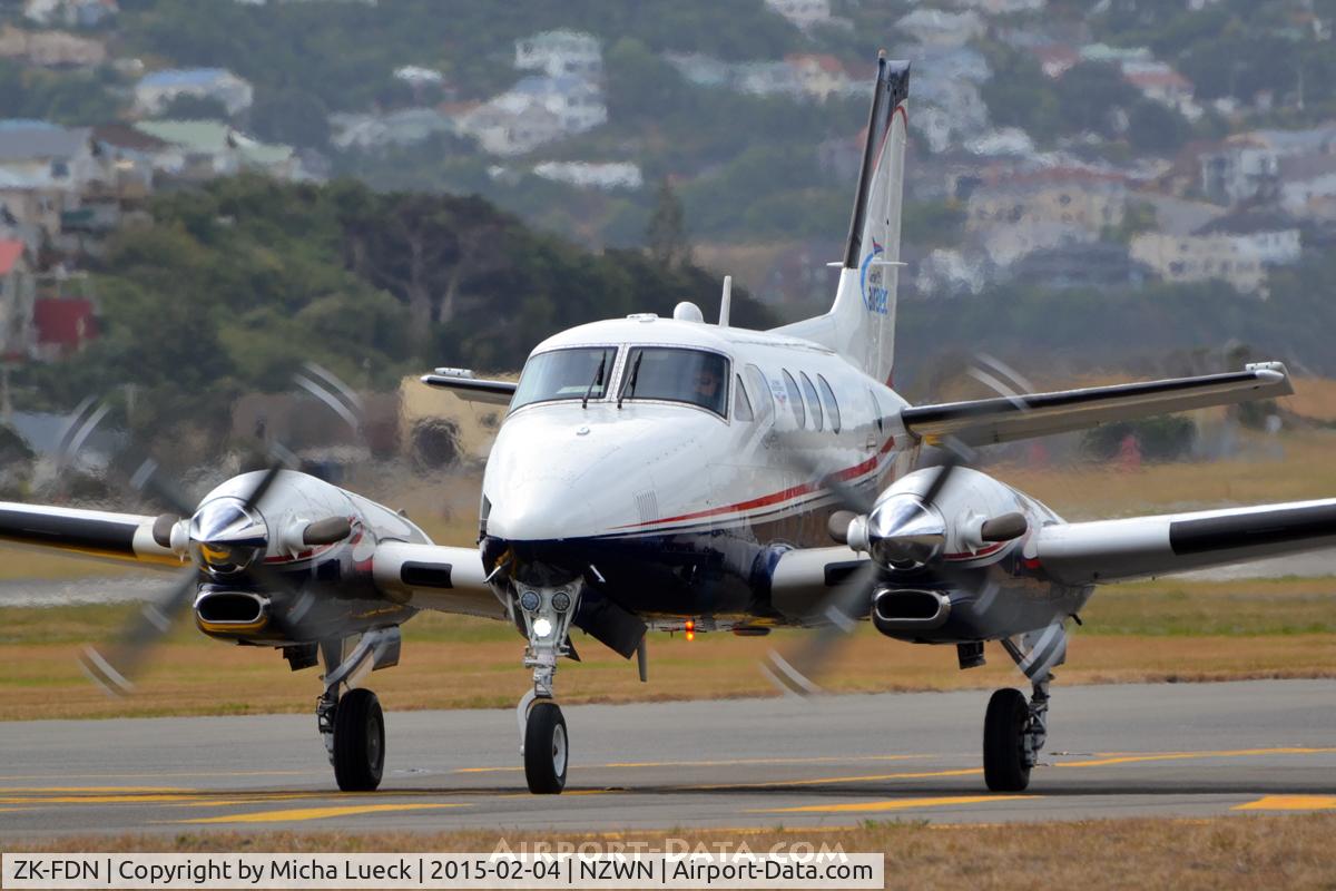 ZK-FDN, 2000 Raytheon C90A King Air C/N LJ-1606, At Wellington
