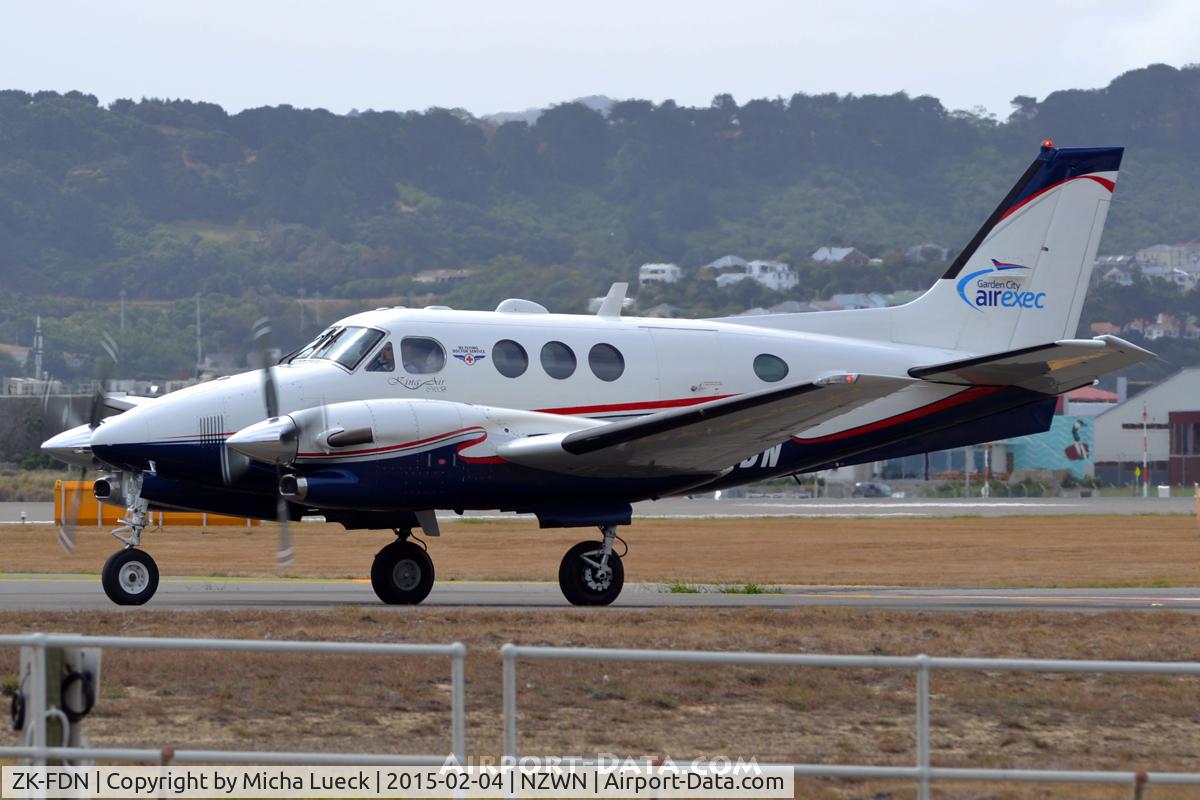 ZK-FDN, 2000 Raytheon C90A King Air C/N LJ-1606, At Wellington