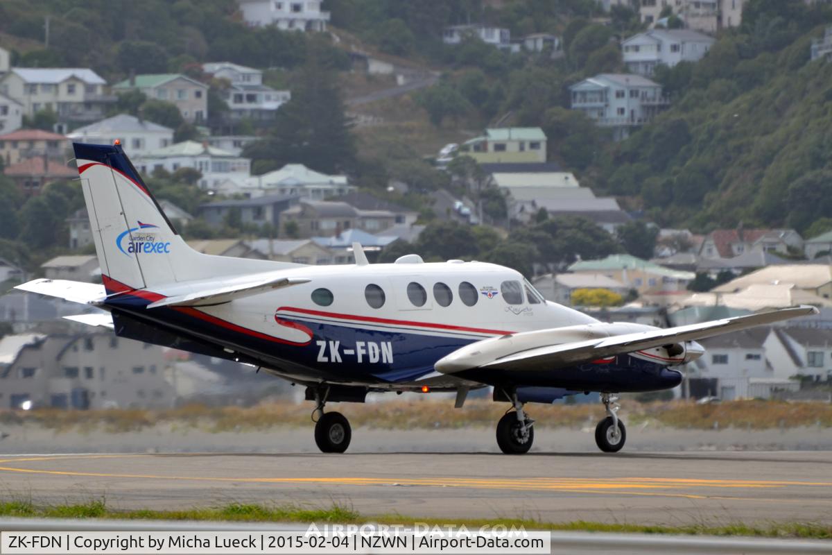 ZK-FDN, 2000 Raytheon C90A King Air C/N LJ-1606, At Wellington